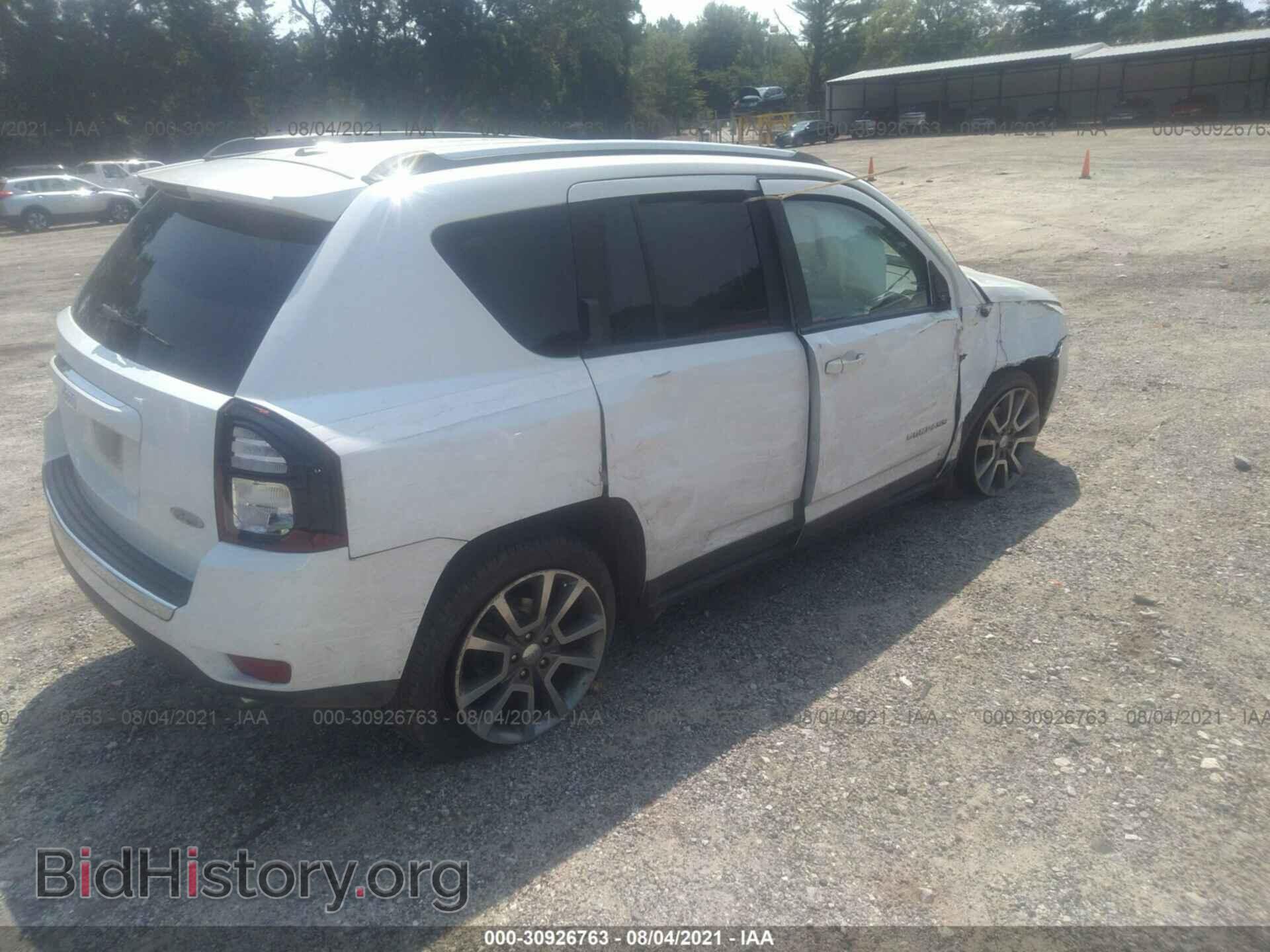 2016 JEEP COMPASS - VIN: 1C4NJDEB6GD723620 - Фото 4