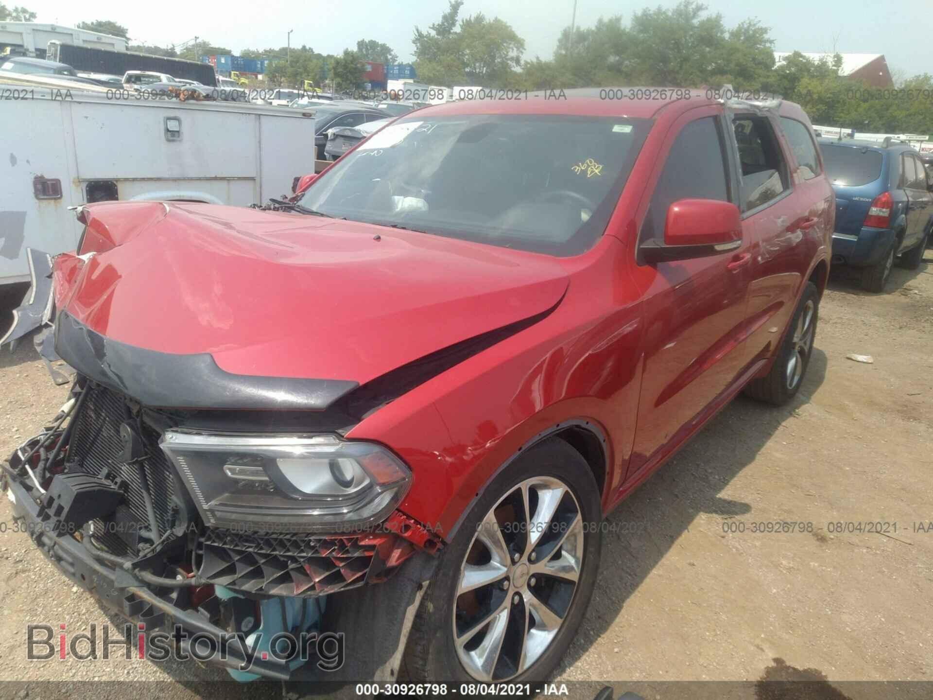 2014 DODGE DURANGO - VIN: 1C4SDJCT7EC291899 - Фото 2