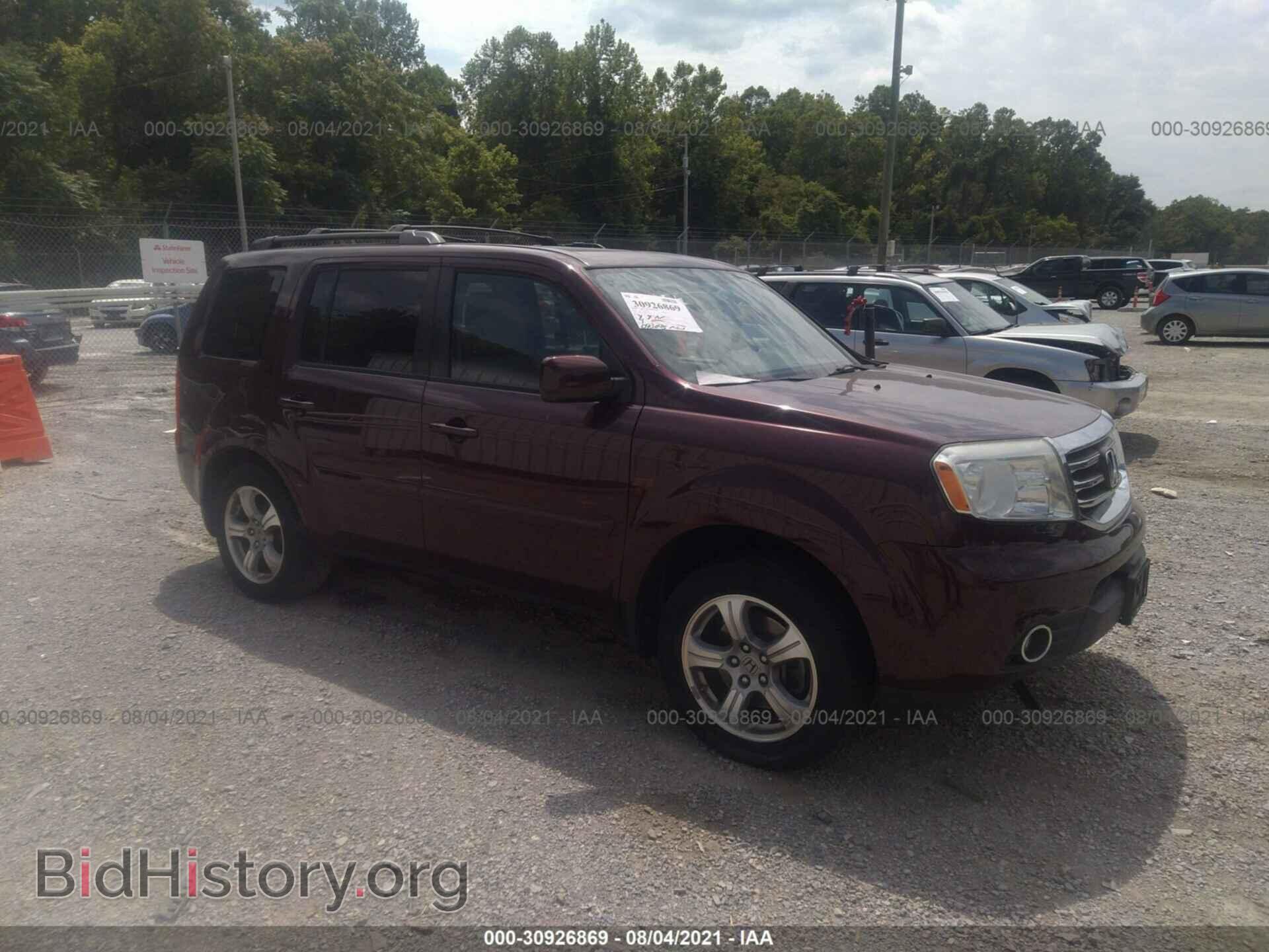 Фотография 5FNYF4H72EB034184 - HONDA PILOT 2014