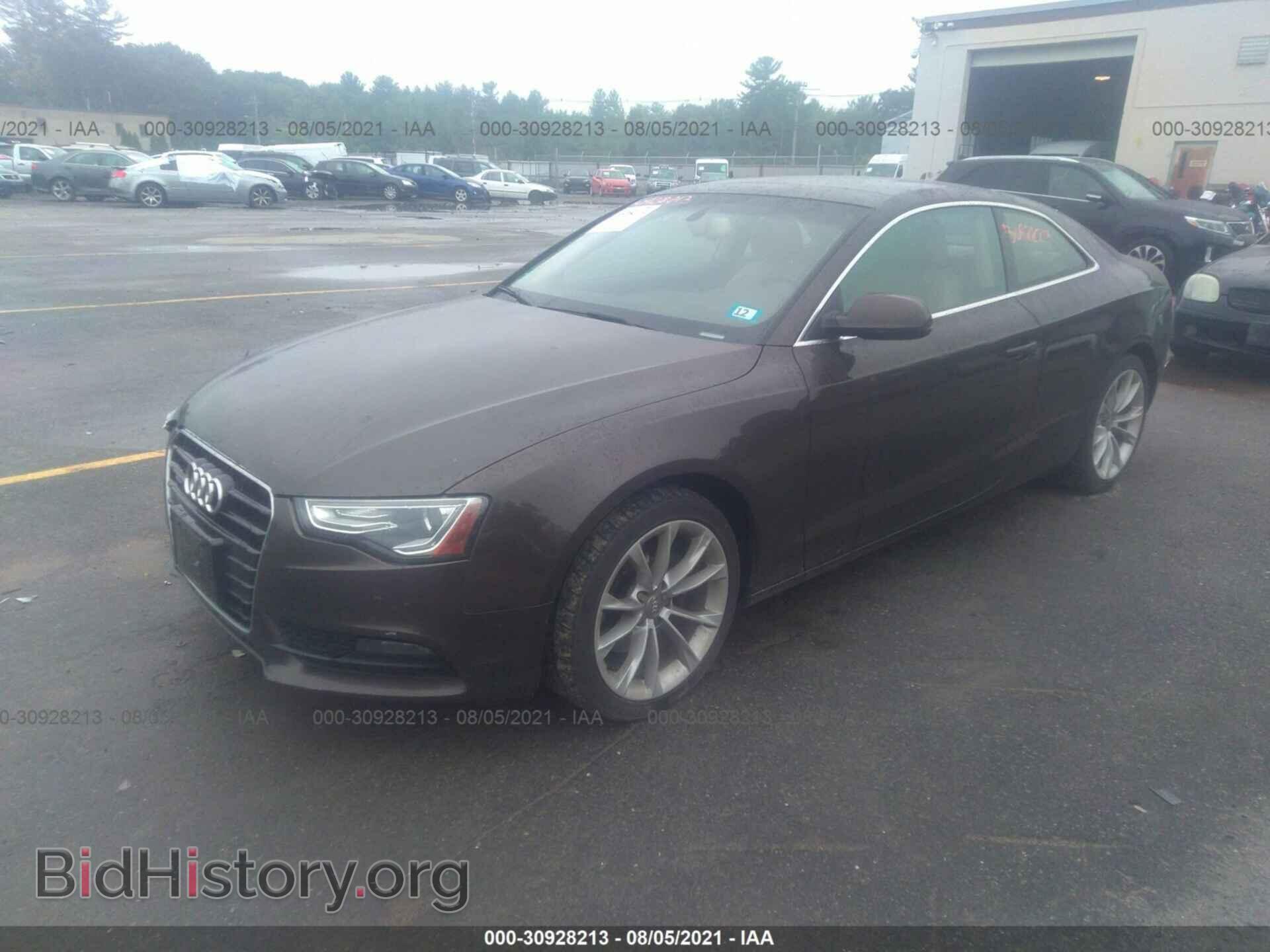 2013 AUDI A5 - VIN: WAULFAFR4DA015380 - Фото 2