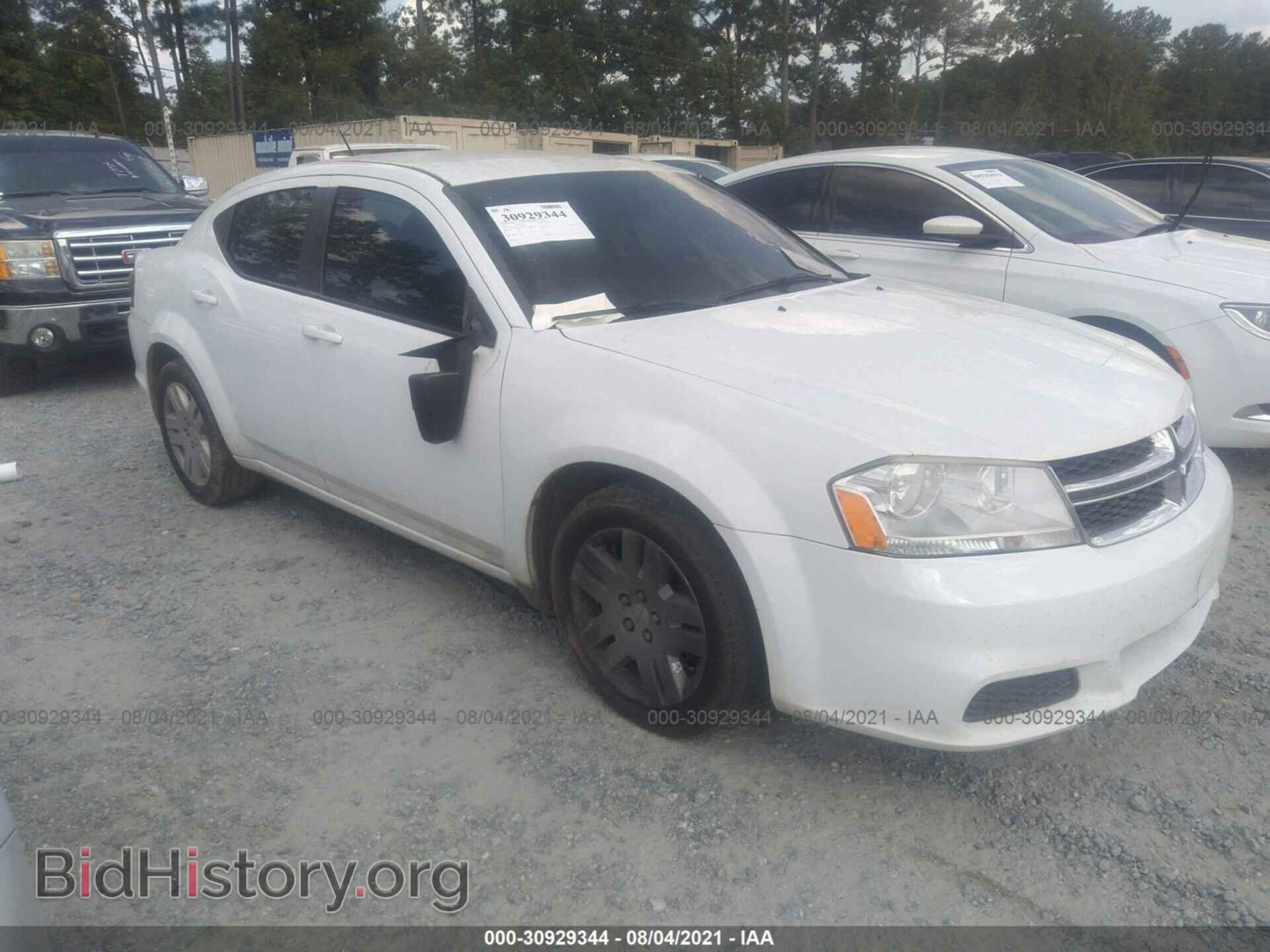 Фотография 1C3CDZAB1EN144337 - DODGE AVENGER 2014