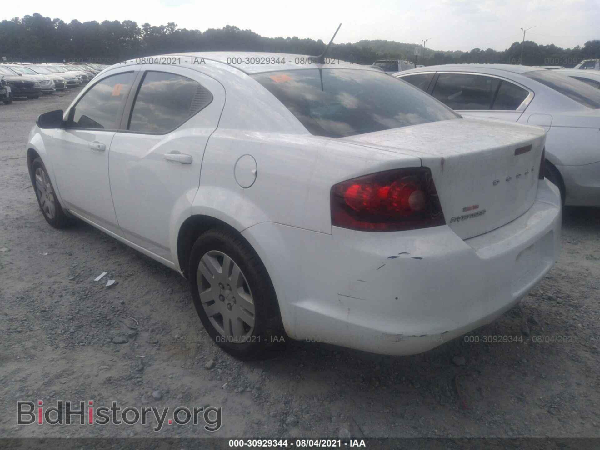 2014 DODGE AVENGER - VIN: 1C3CDZAB1EN144337 - Фото 3