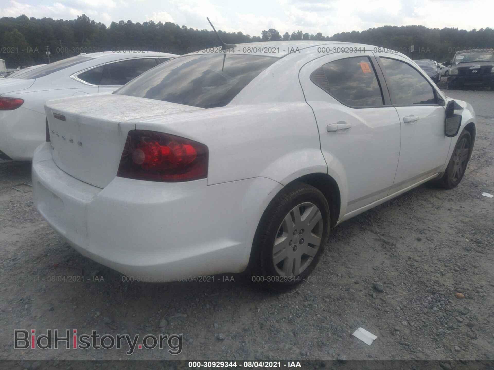 2014 DODGE AVENGER - VIN: 1C3CDZAB1EN144337 - Фото 4