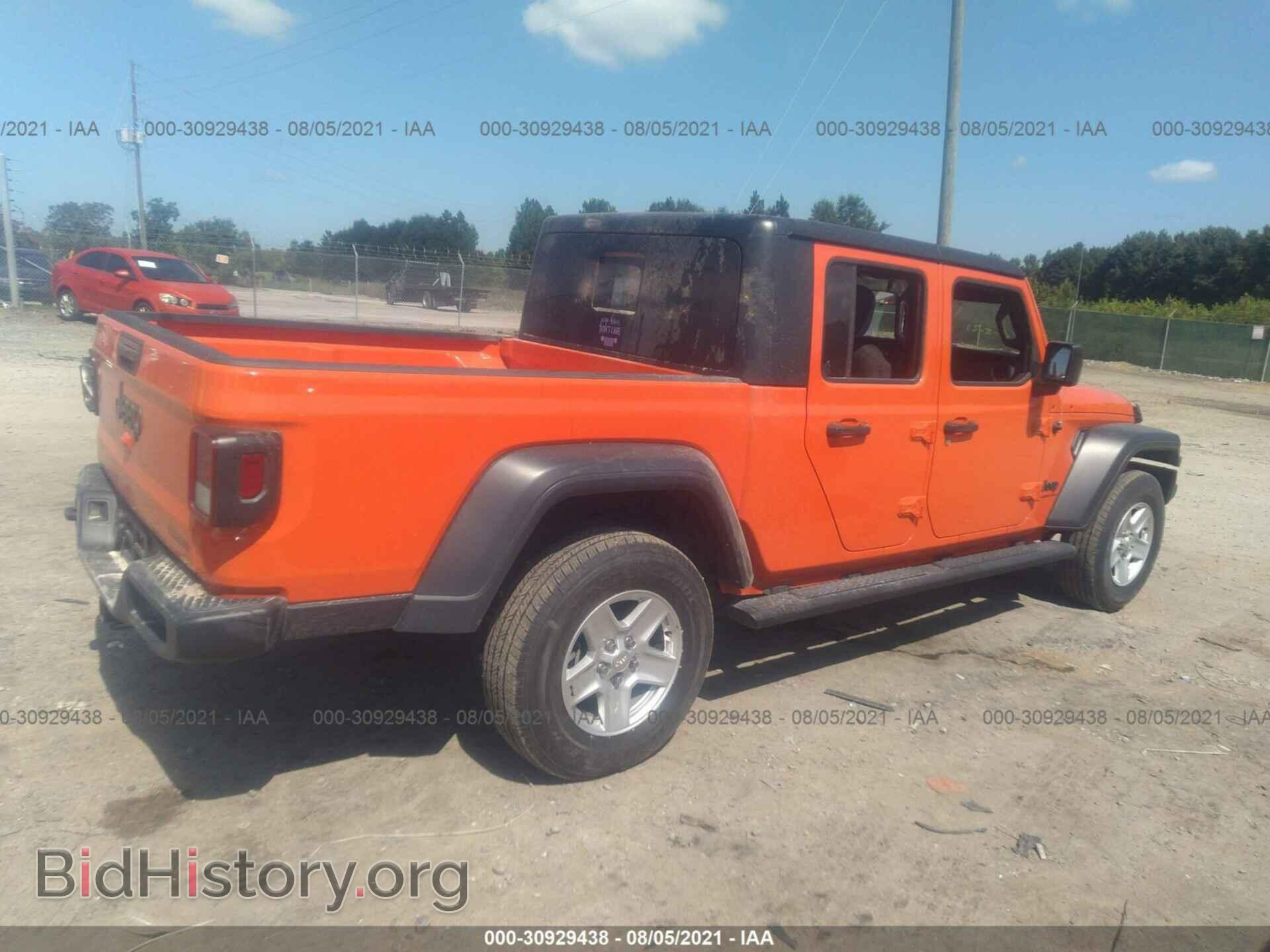2020 JEEP GLADIATOR - VIN: 1C6HJTAG8LL147982 - Фото 4