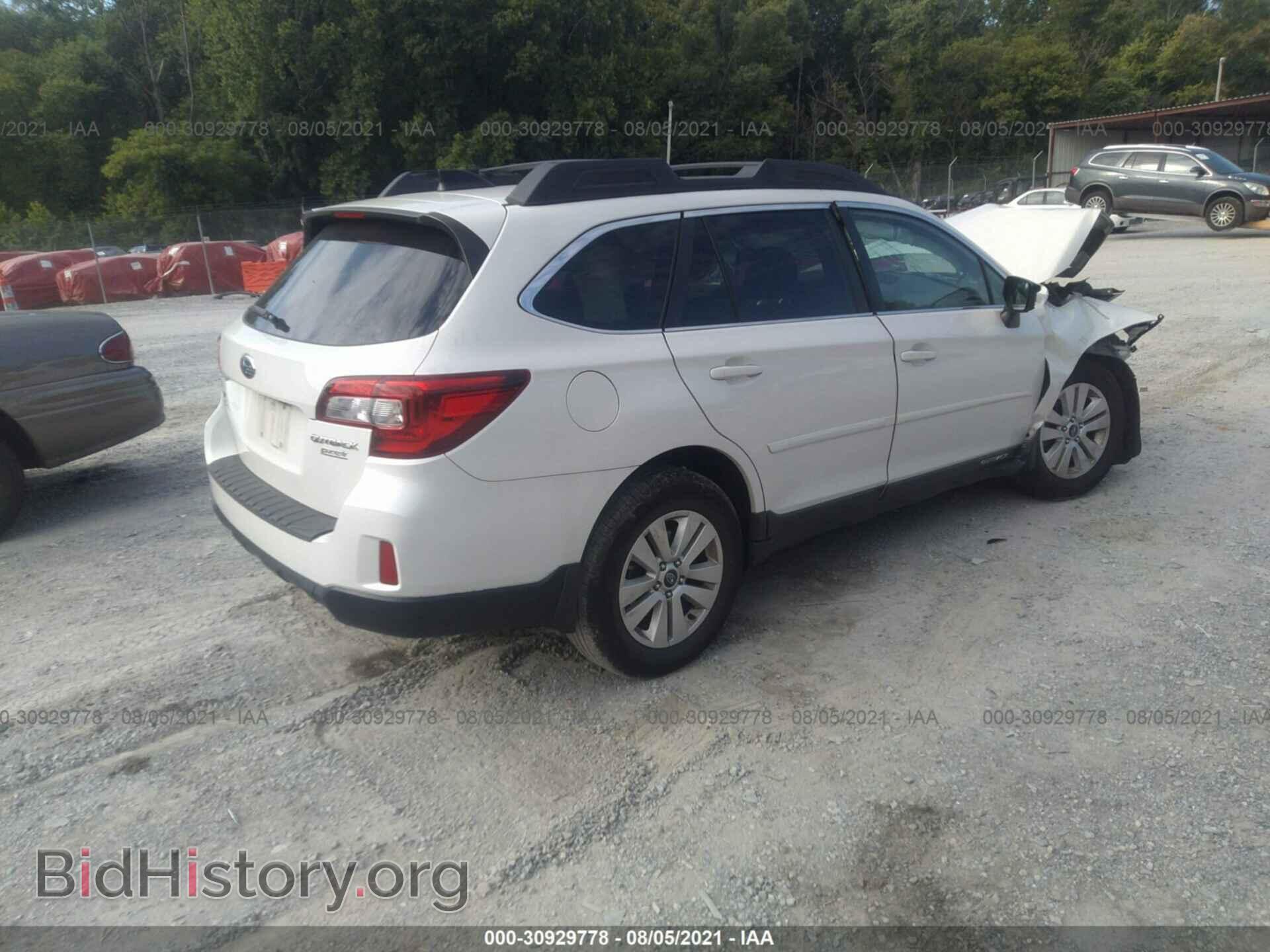 2016 SUBARU OUTBACK - VIN: 4S4BSADC8G3243461 - Фото 4