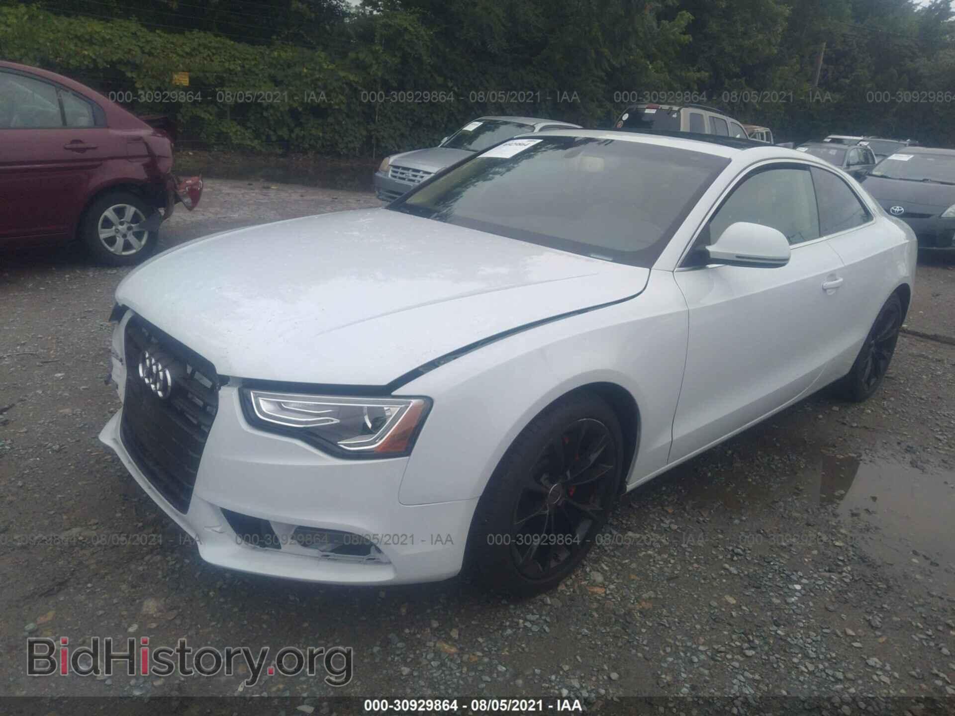 2013 AUDI A5 - VIN: WAULFAFR5DA026565 - Photo 2