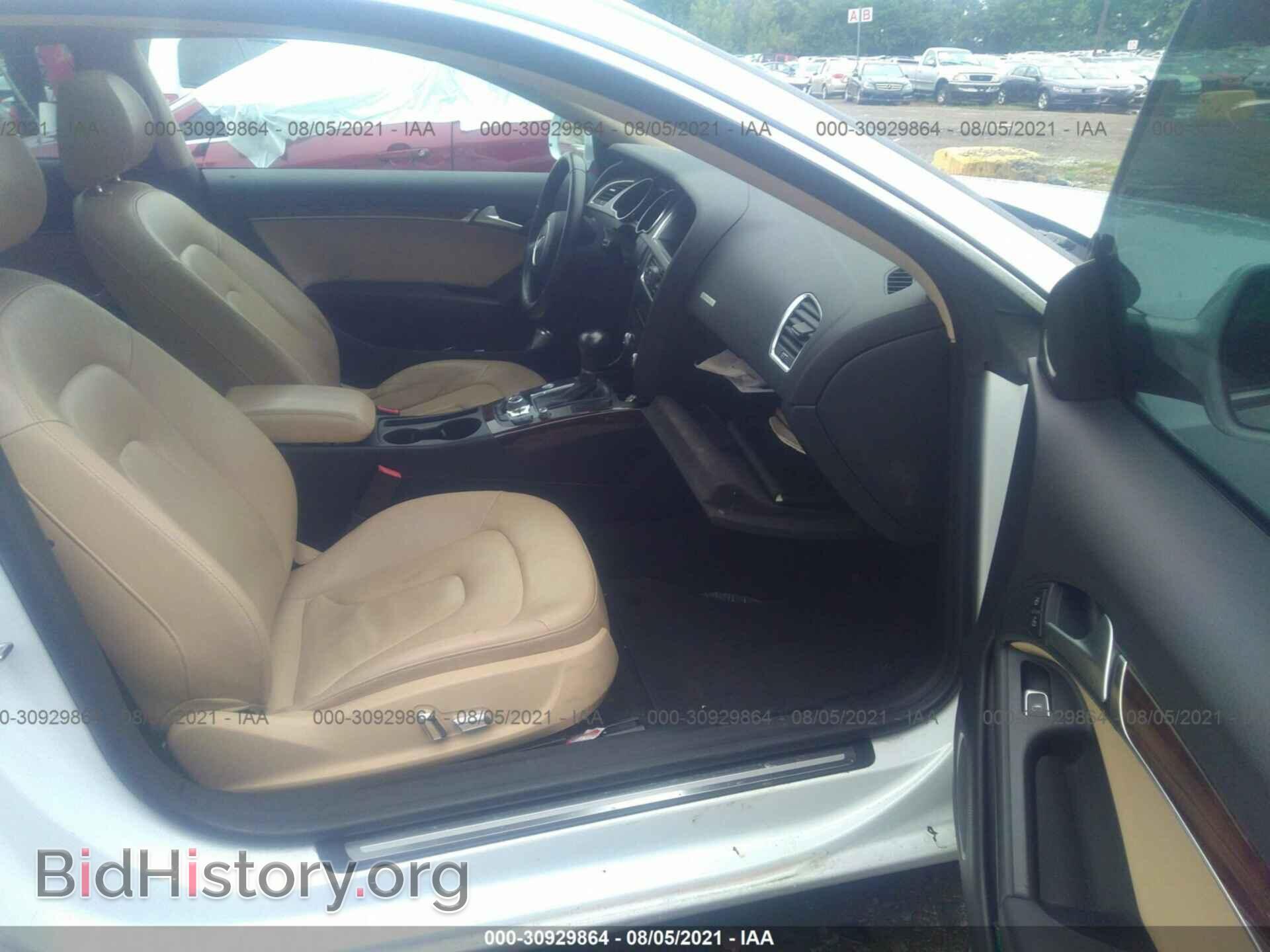 2013 AUDI A5 - VIN: WAULFAFR5DA026565 - Photo 5