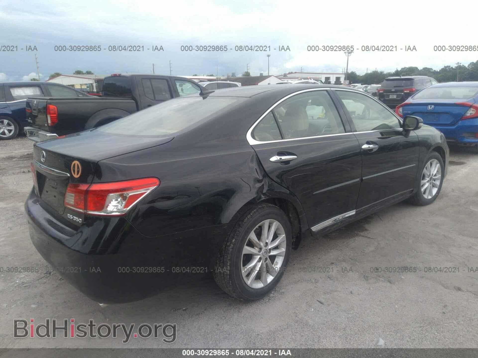 2012 LEXUS ES 350 - VIN: JTHBK1EG6C2509497 - Фото 4
