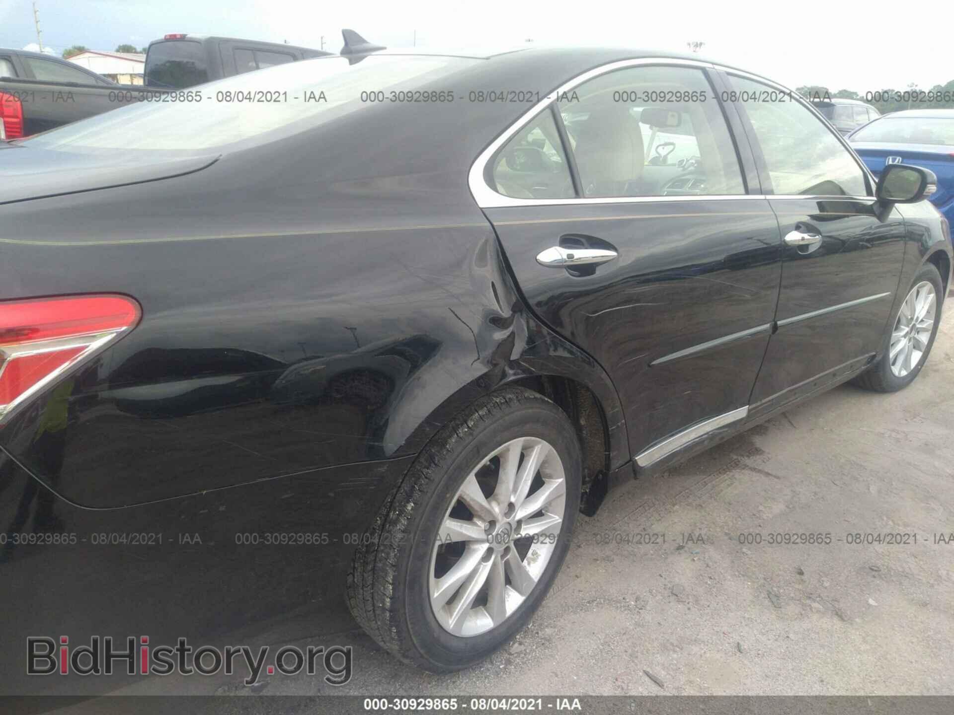 2012 LEXUS ES 350 - VIN: JTHBK1EG6C2509497 - Фото 6