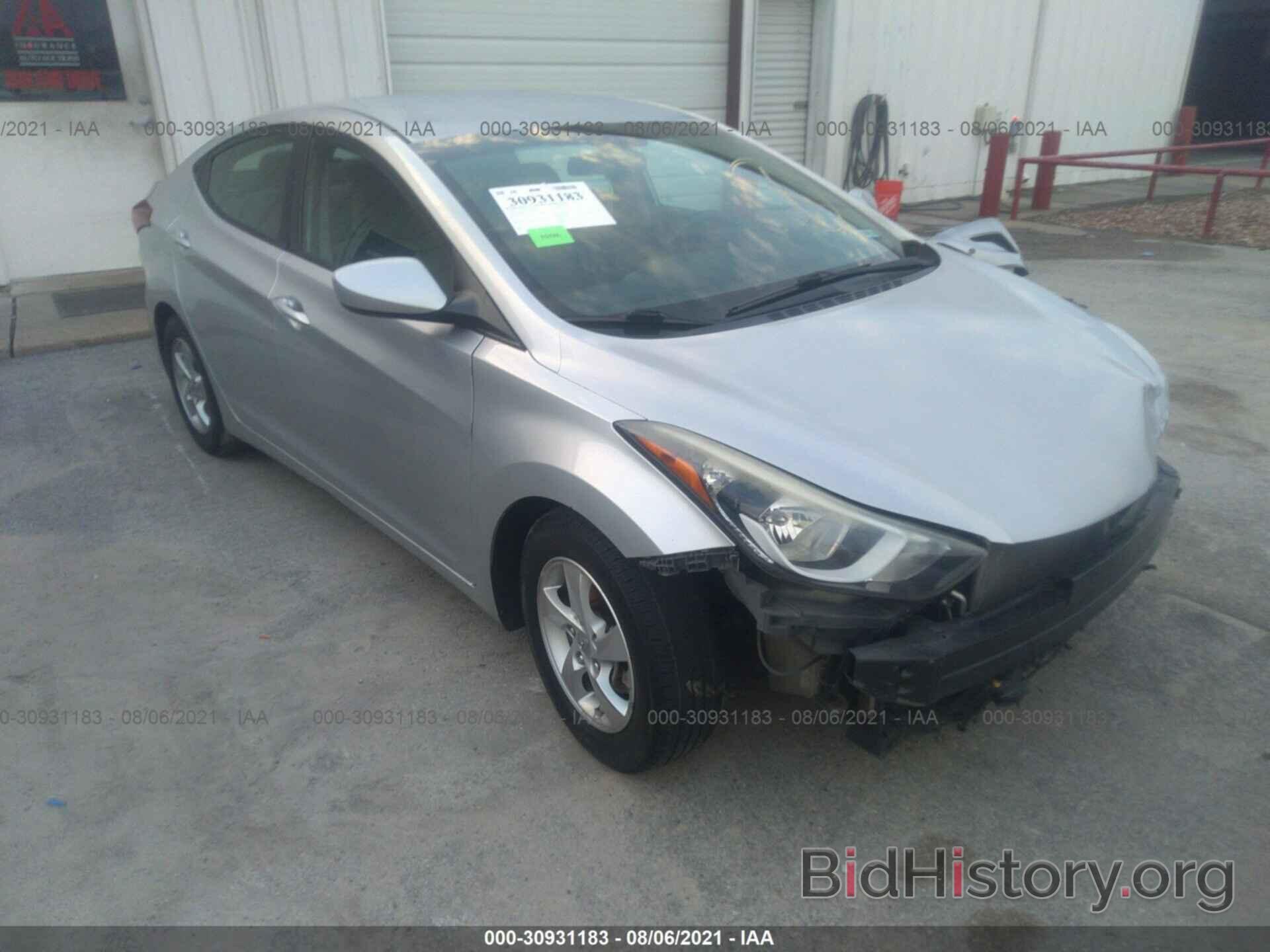 Photo 5NPDH4AE8EH480777 - HYUNDAI ELANTRA 2014