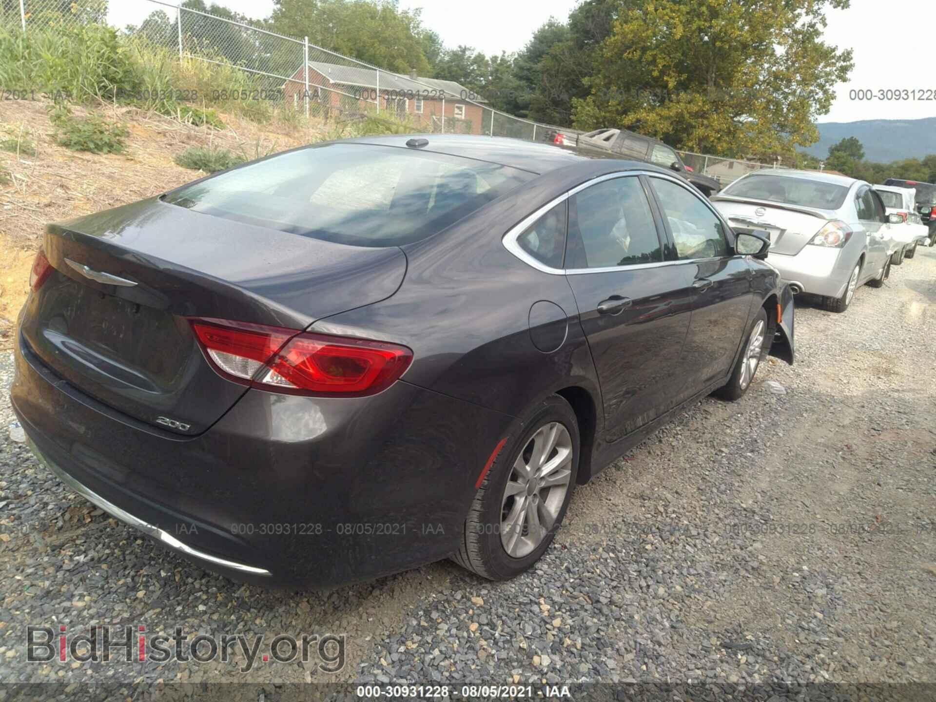 2015 CHRYSLER 200 - VIN: 1C3CCCAB8FN711497 - Фото 4