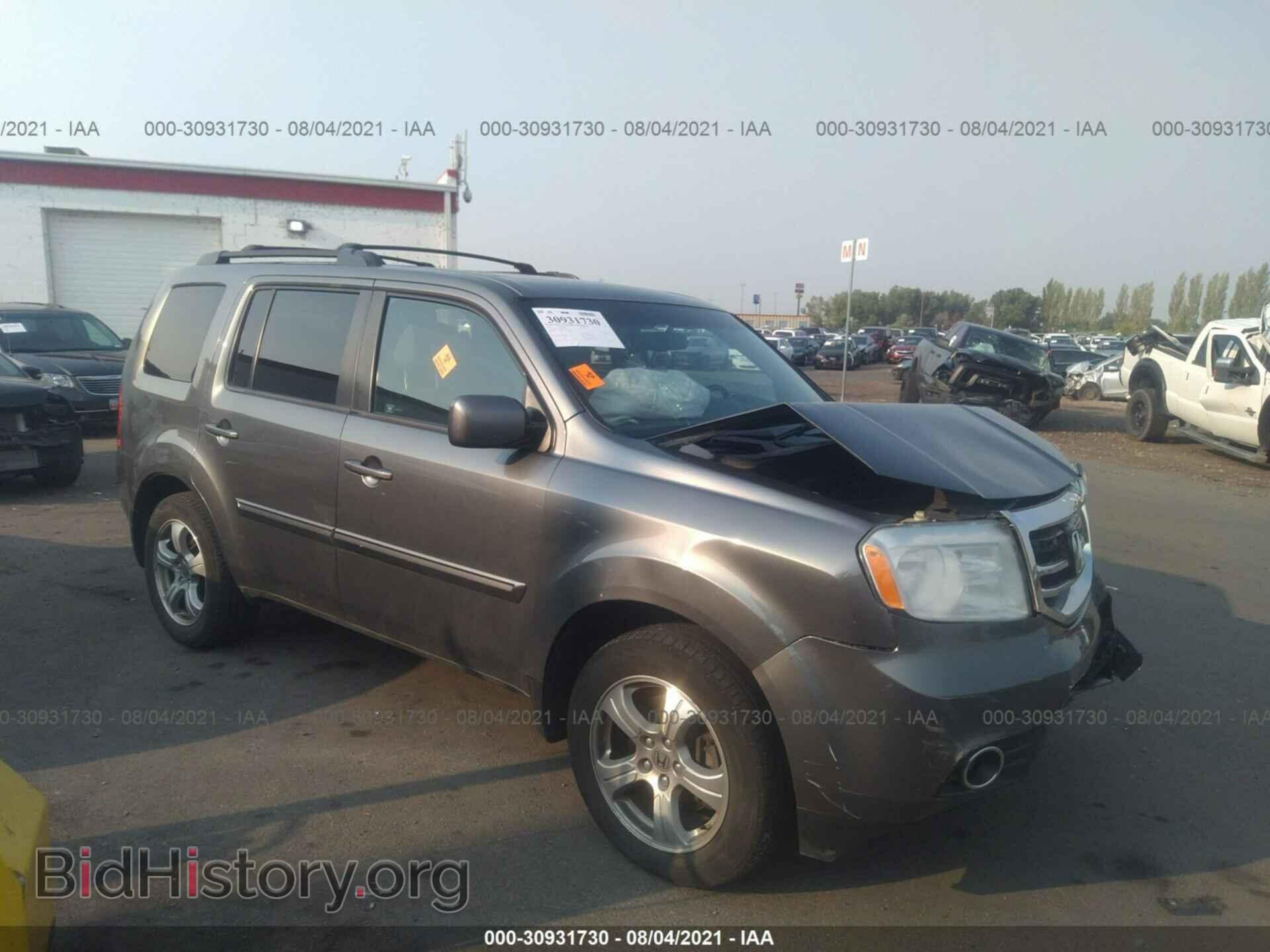 Фотография 5FNYF4H54CB063519 - HONDA PILOT 2012
