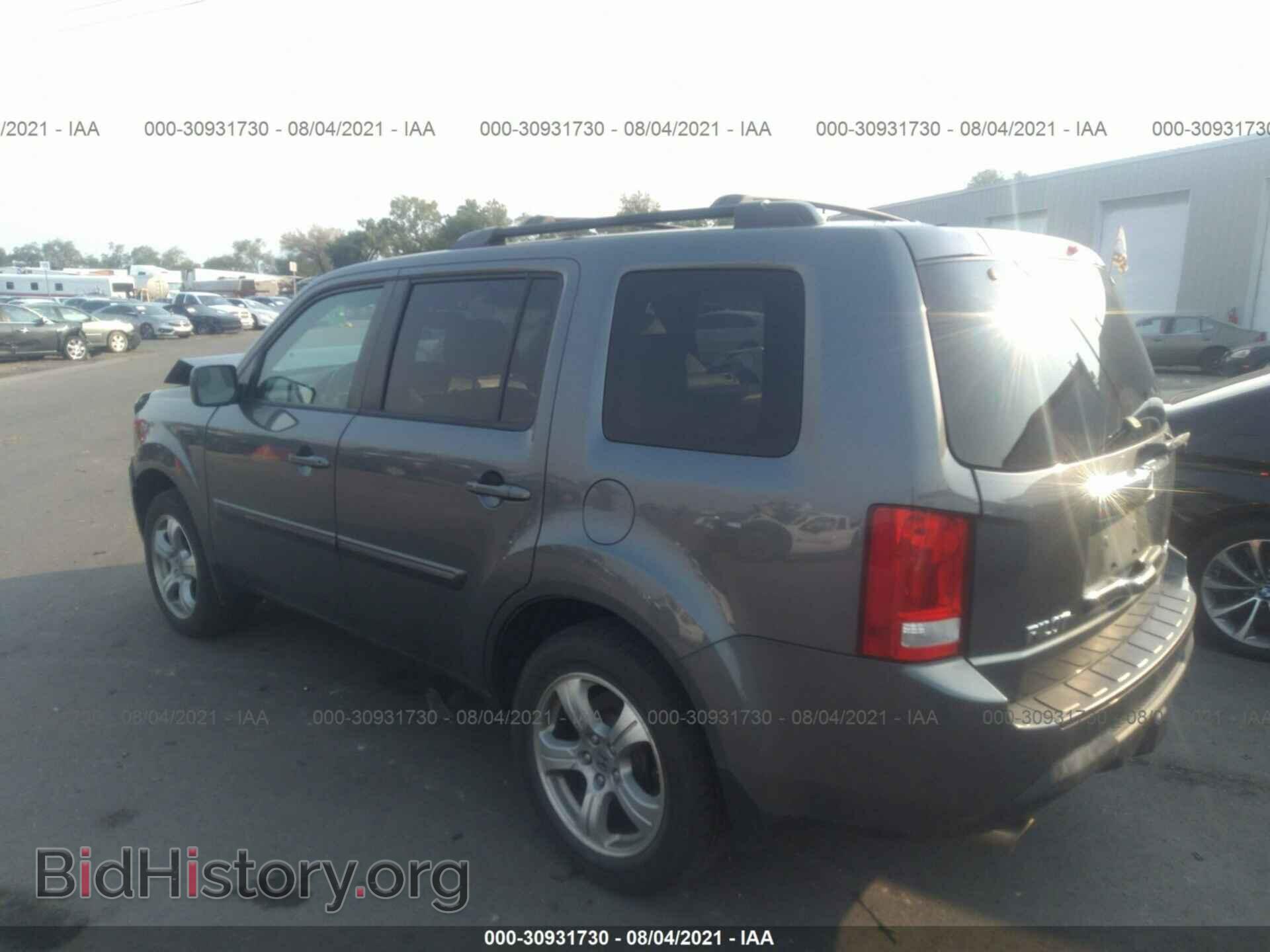 2012 HONDA PILOT - VIN: 5FNYF4H54CB063519 - Фото 3