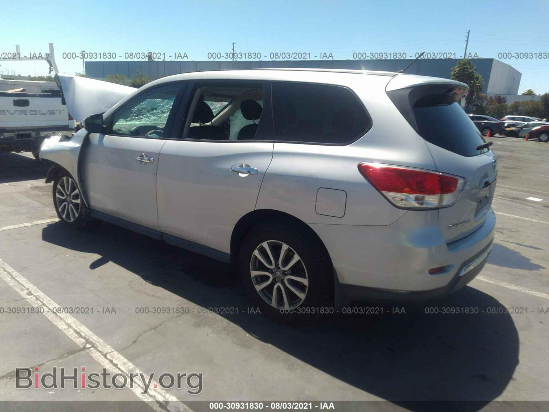 2014 NISSAN PATHFINDER - VIN: 5N1AR2MN8EC725357 - Фото 3