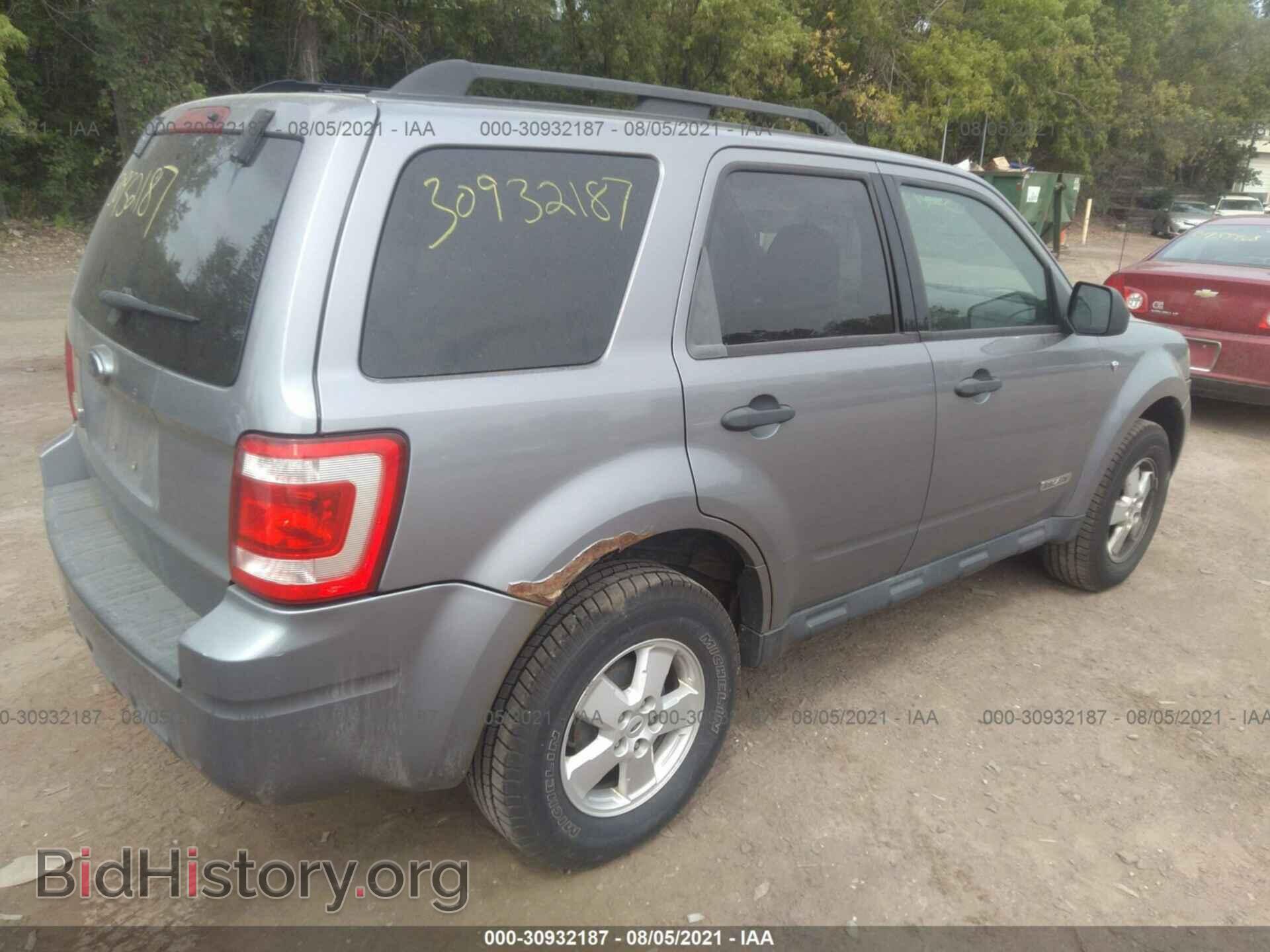 2008 FORD ESCAPE - VIN: 1FMCU93148KD65500 - Фото 4