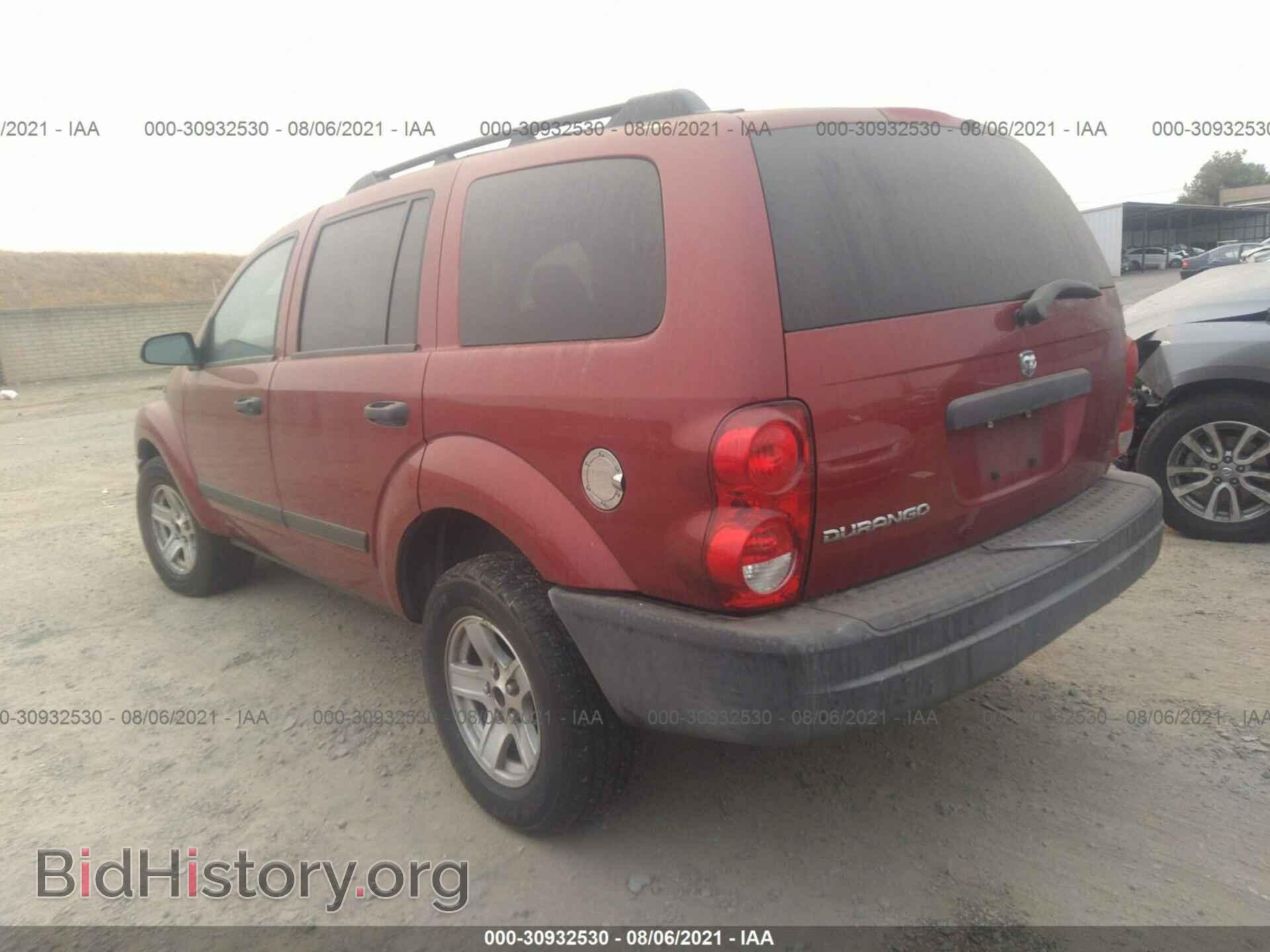 2006 DODGE DURANGO - VIN: 1D4HD38K86F172994 - Фото 3
