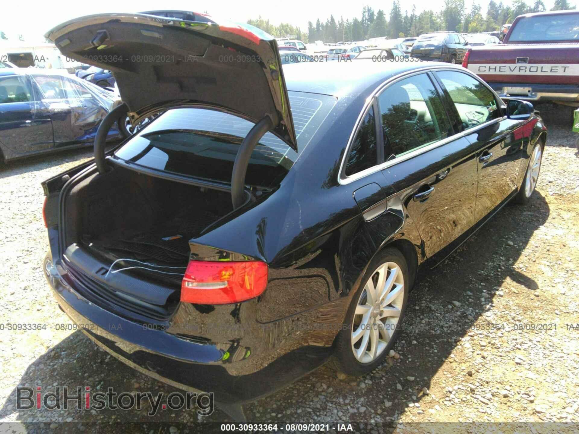 2013 AUDI A4 - VIN: WAUHFAFL4DA192125 - Photo 4