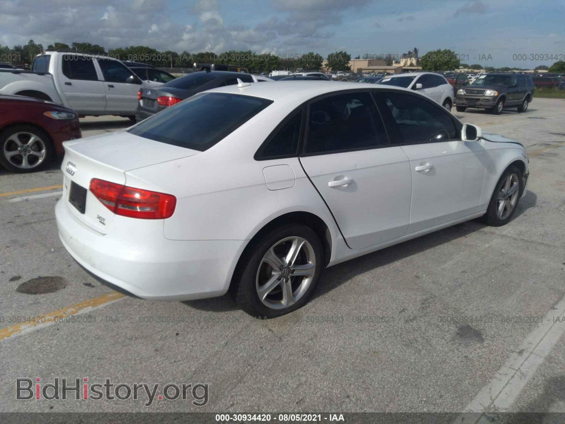 2013 AUDI A4 - VIN: WAUBFAFL6DN047876 - Фото 4