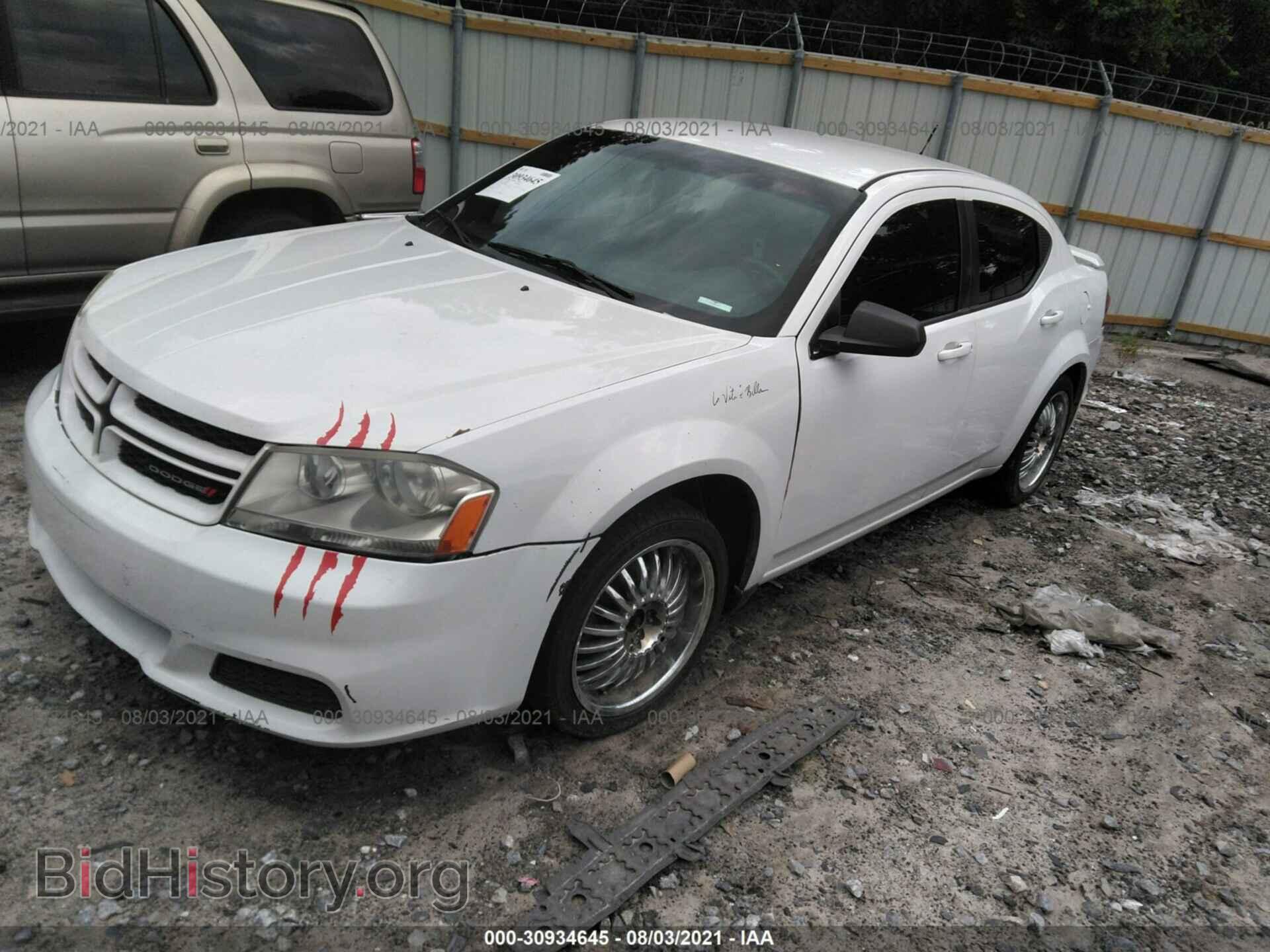 2014 DODGE AVENGER - VIN: 1C3CDZAB1EN223944 - Фото 2