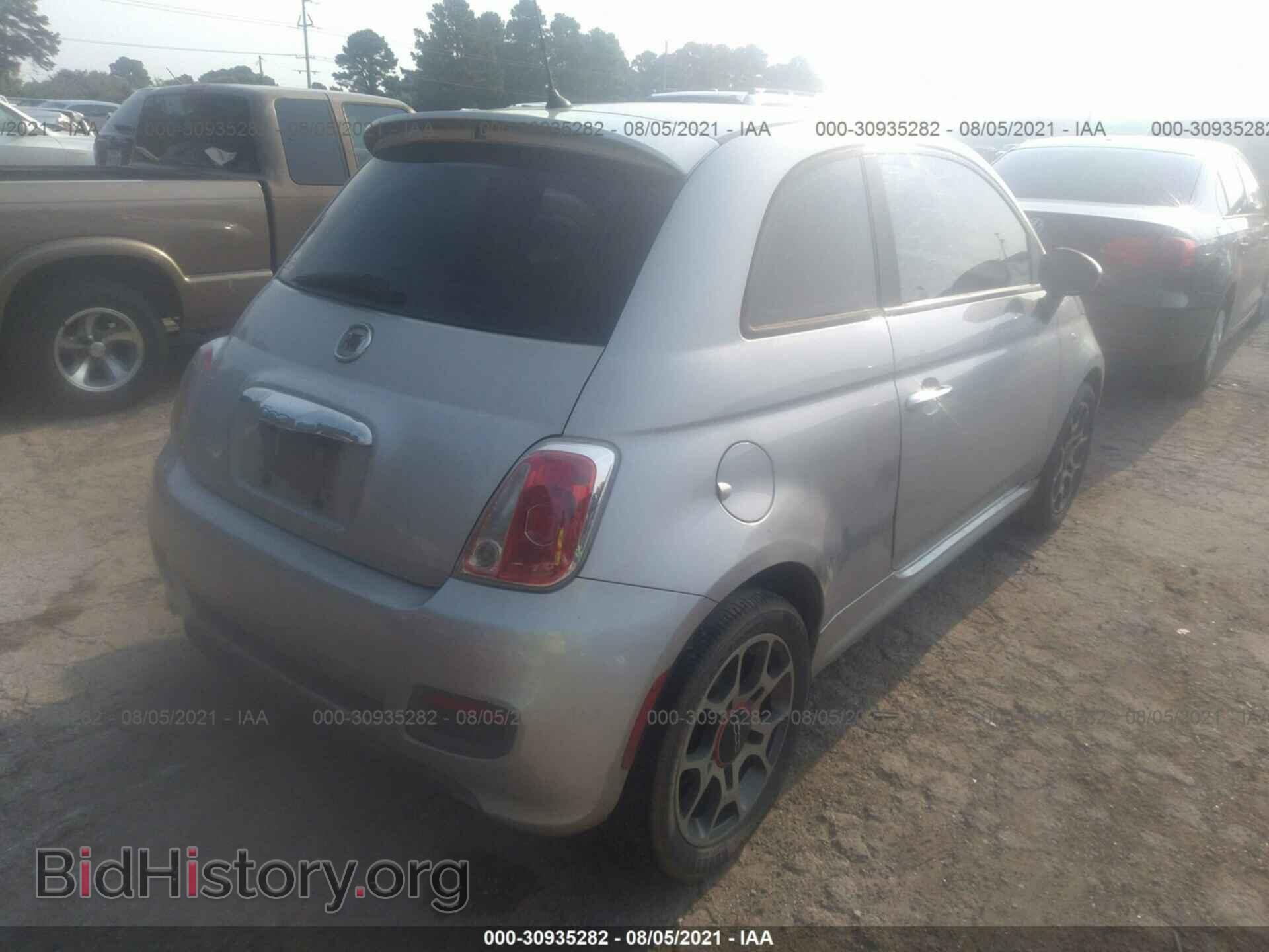 2012 FIAT 500 - VIN: 3C3CFFBR1CT116281 - Фото 4