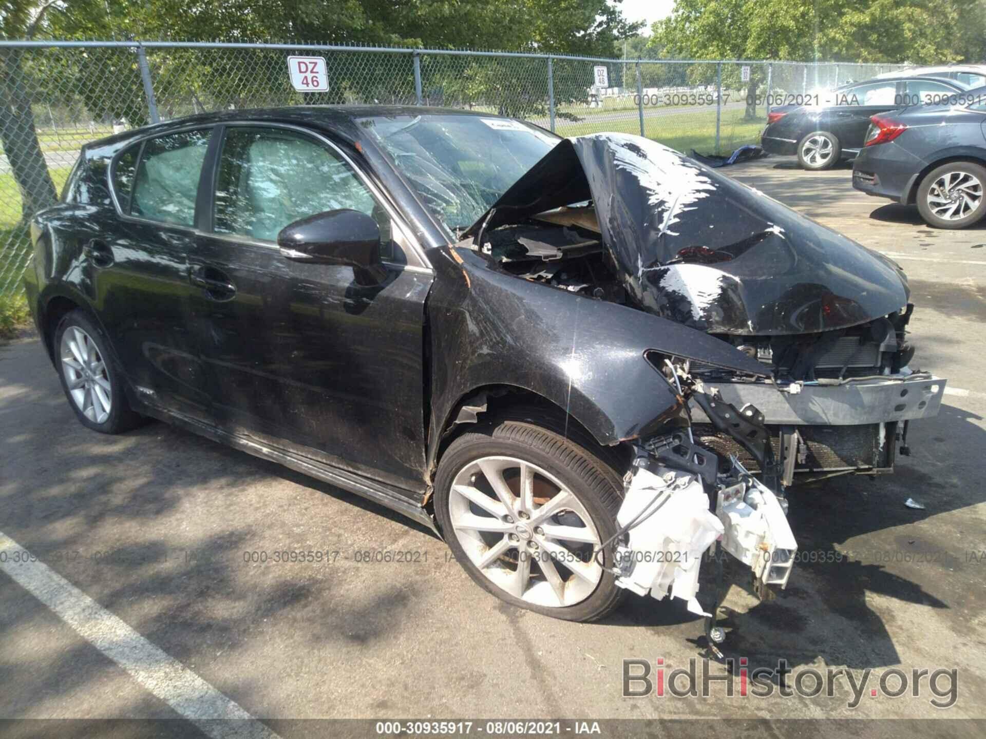 Photo JTHKD5BH5C2069822 - LEXUS CT 200H 2012