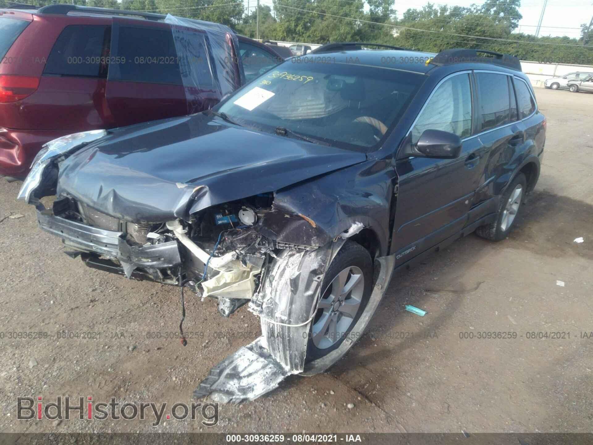 2014 SUBARU OUTBACK - VIN: 4S4BRCLC1E3243632 - Фото 2