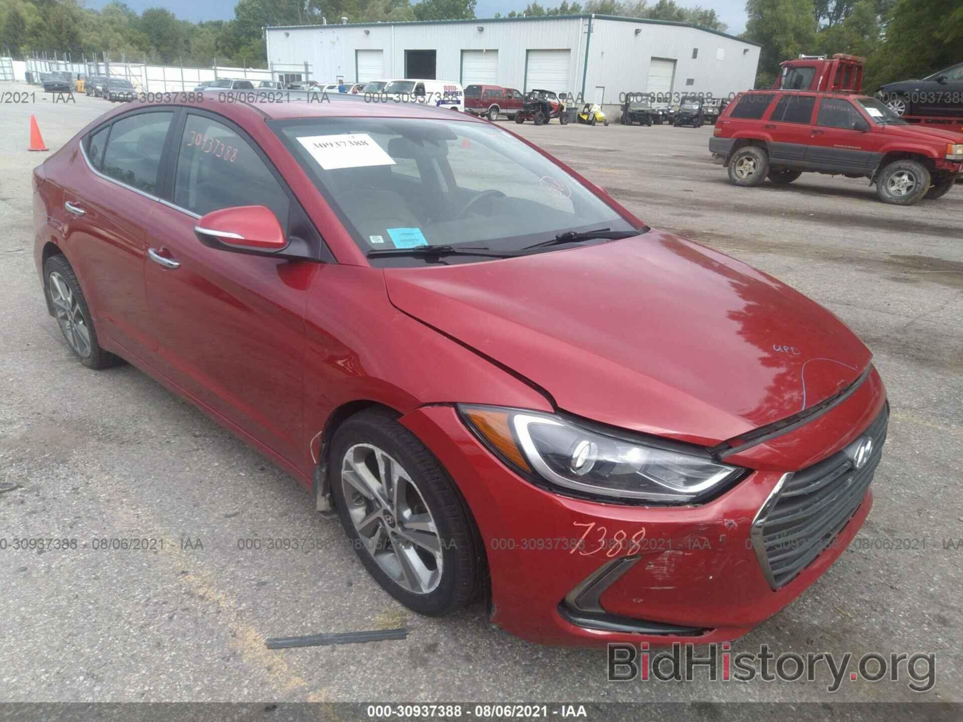 Photo KMHD84LF4HU313036 - HYUNDAI ELANTRA 2017