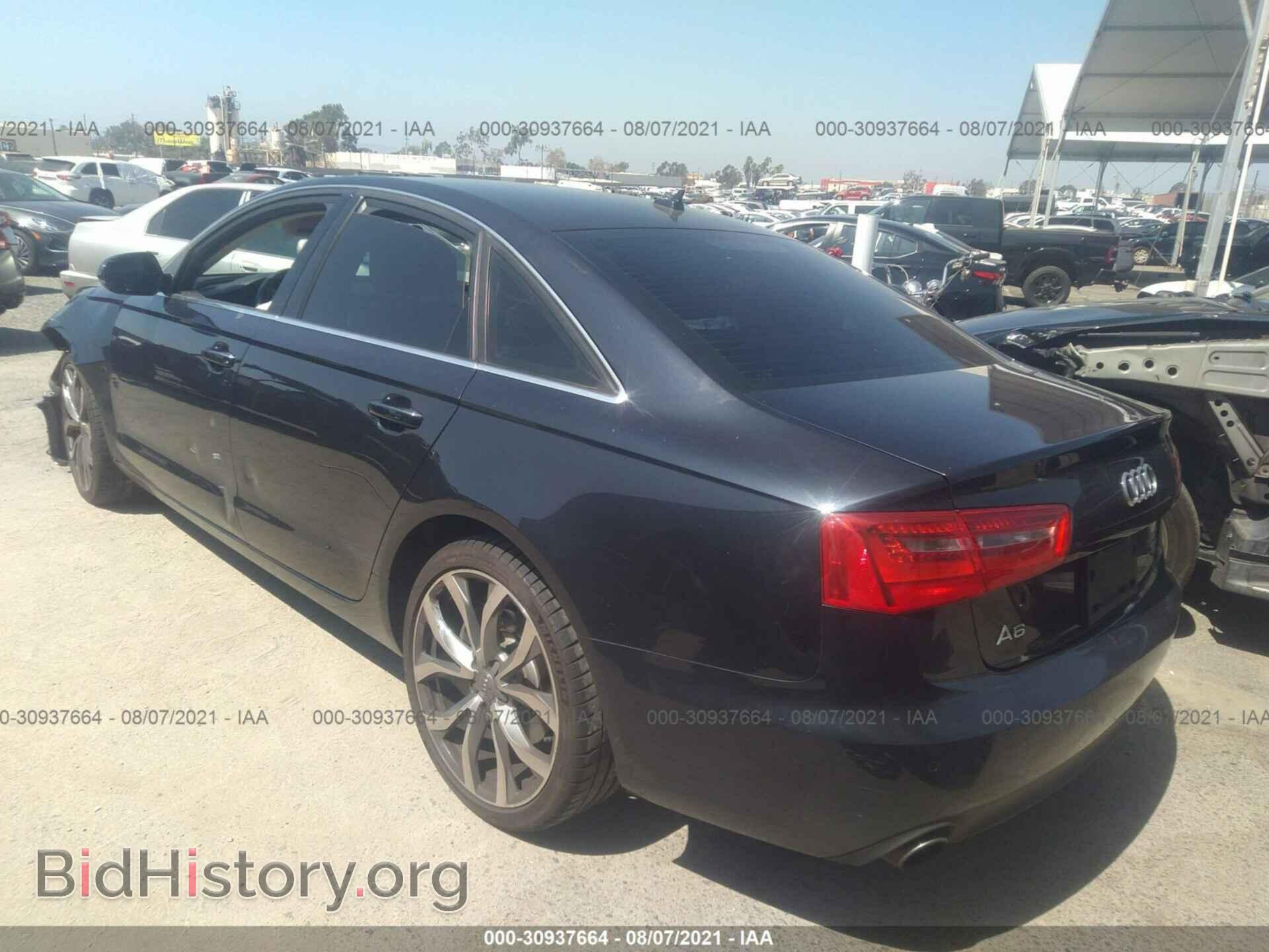 2013 AUDI A6 - VIN: WAUGGAFC3DN130622 - Фото 3