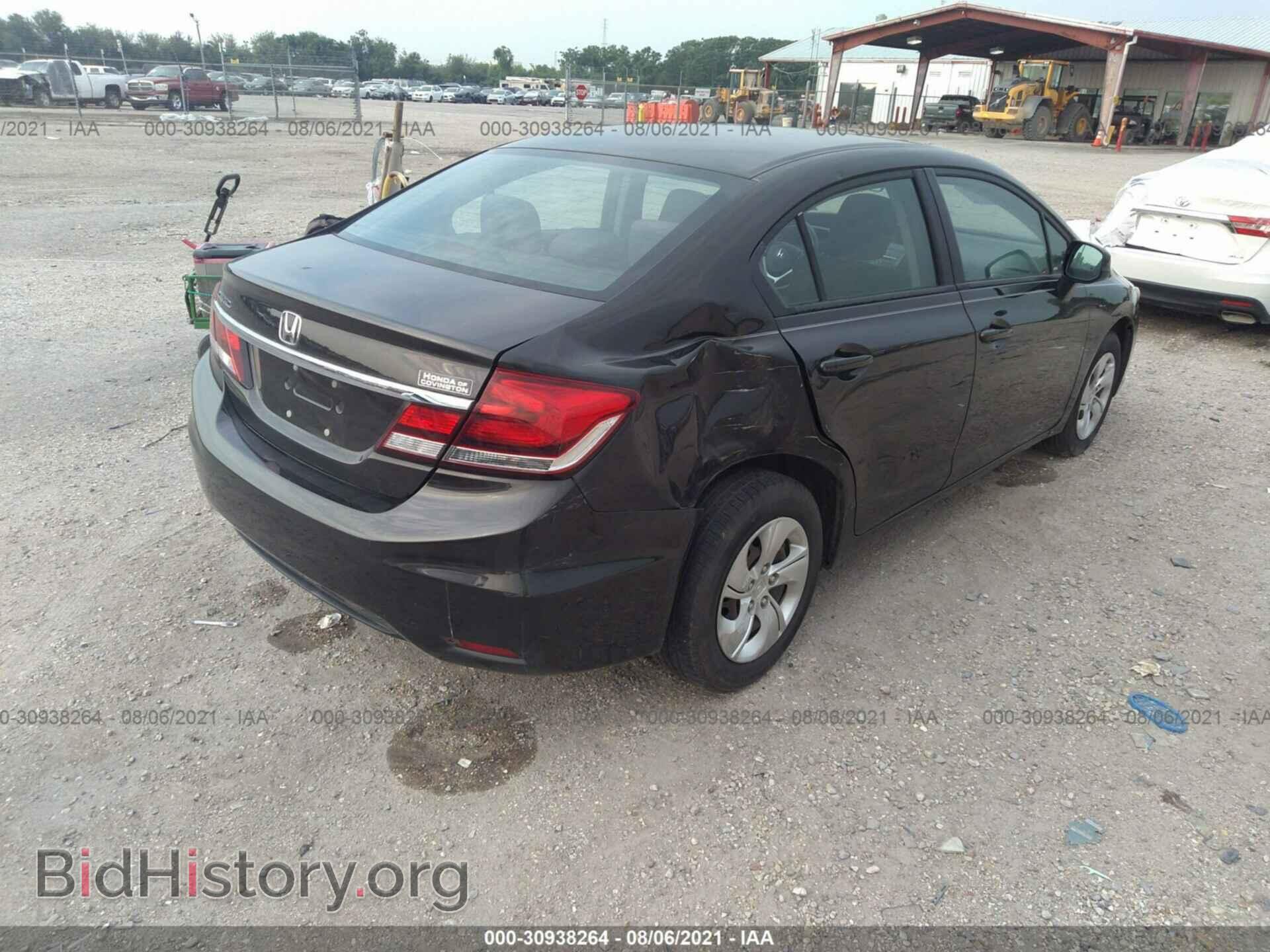 2013 HONDA CIVIC SDN - VIN: 19XFB2F55DE069802 - Фото 4