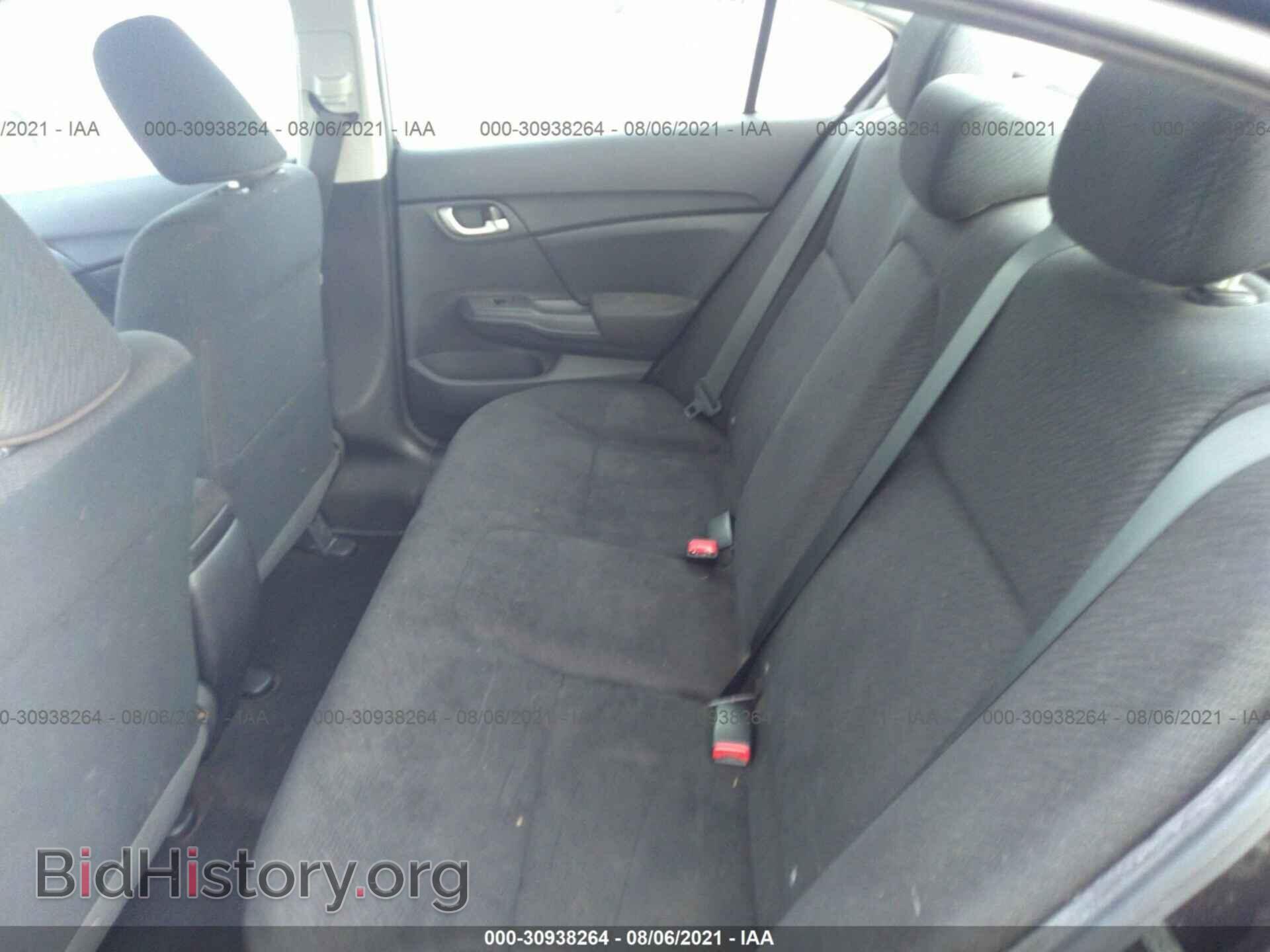 2013 HONDA CIVIC SDN - VIN: 19XFB2F55DE069802 - Фото 8
