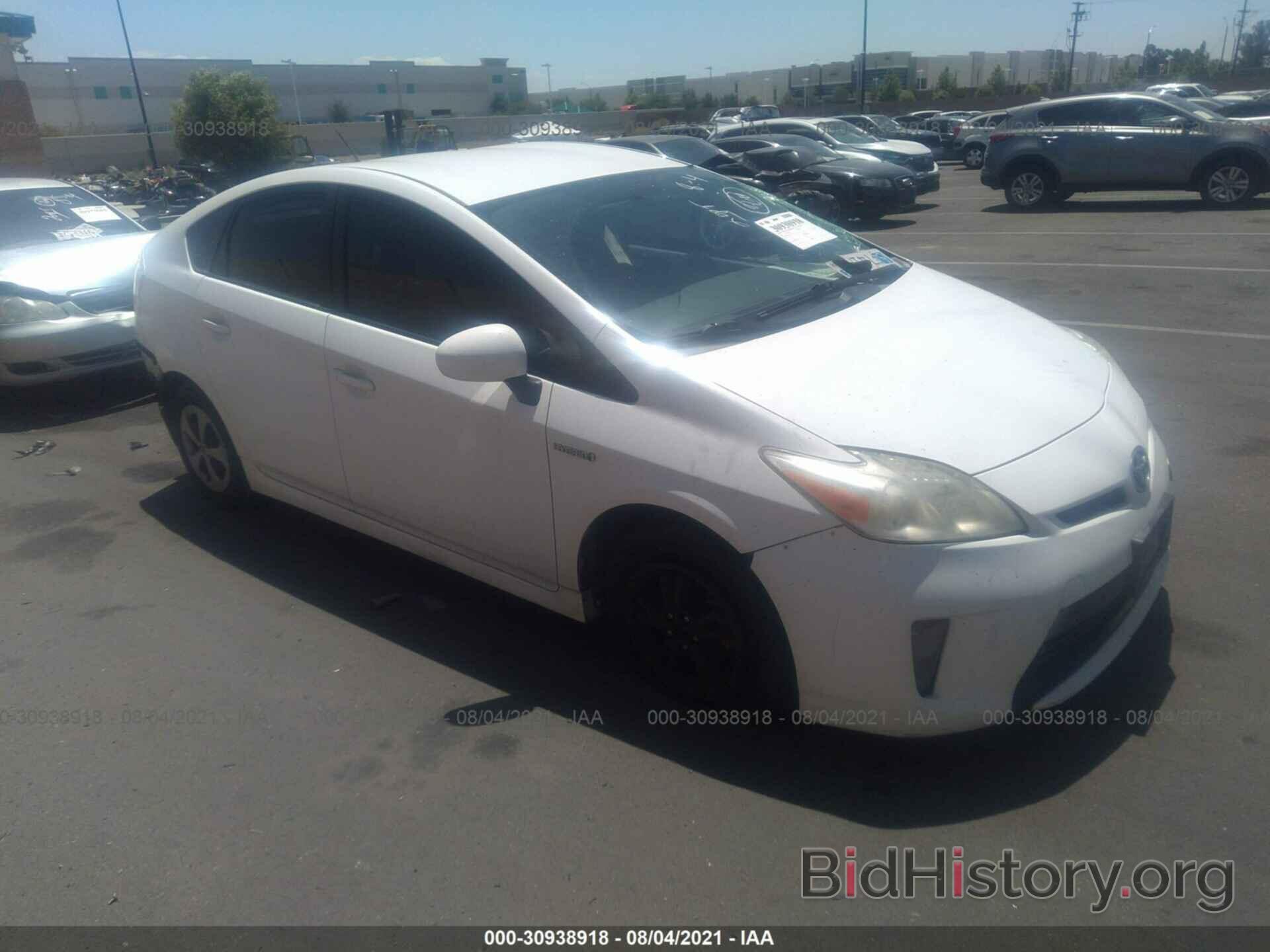 Photo JTDKN3DU2C5532544 - TOYOTA PRIUS 2012