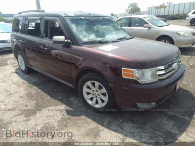 2012 Ford FLEX SE, maroon — VIN 2FMGK5BCXCBD17974, IAAI