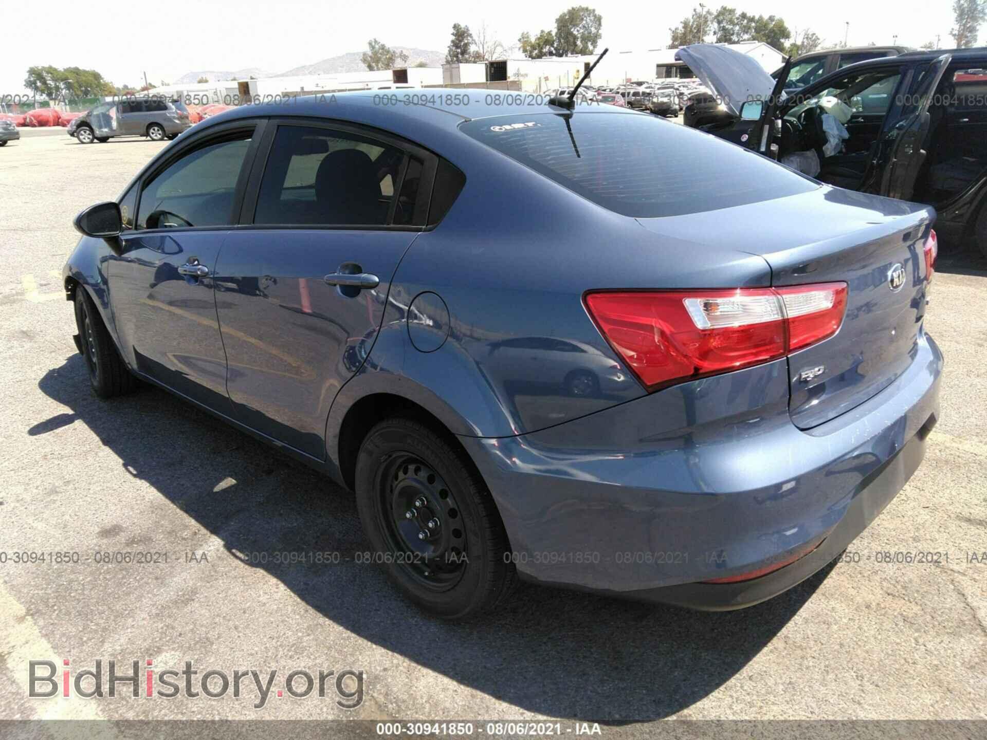 2016 KIA RIO - VIN: KNADM4A31G6675205 - Фото 3