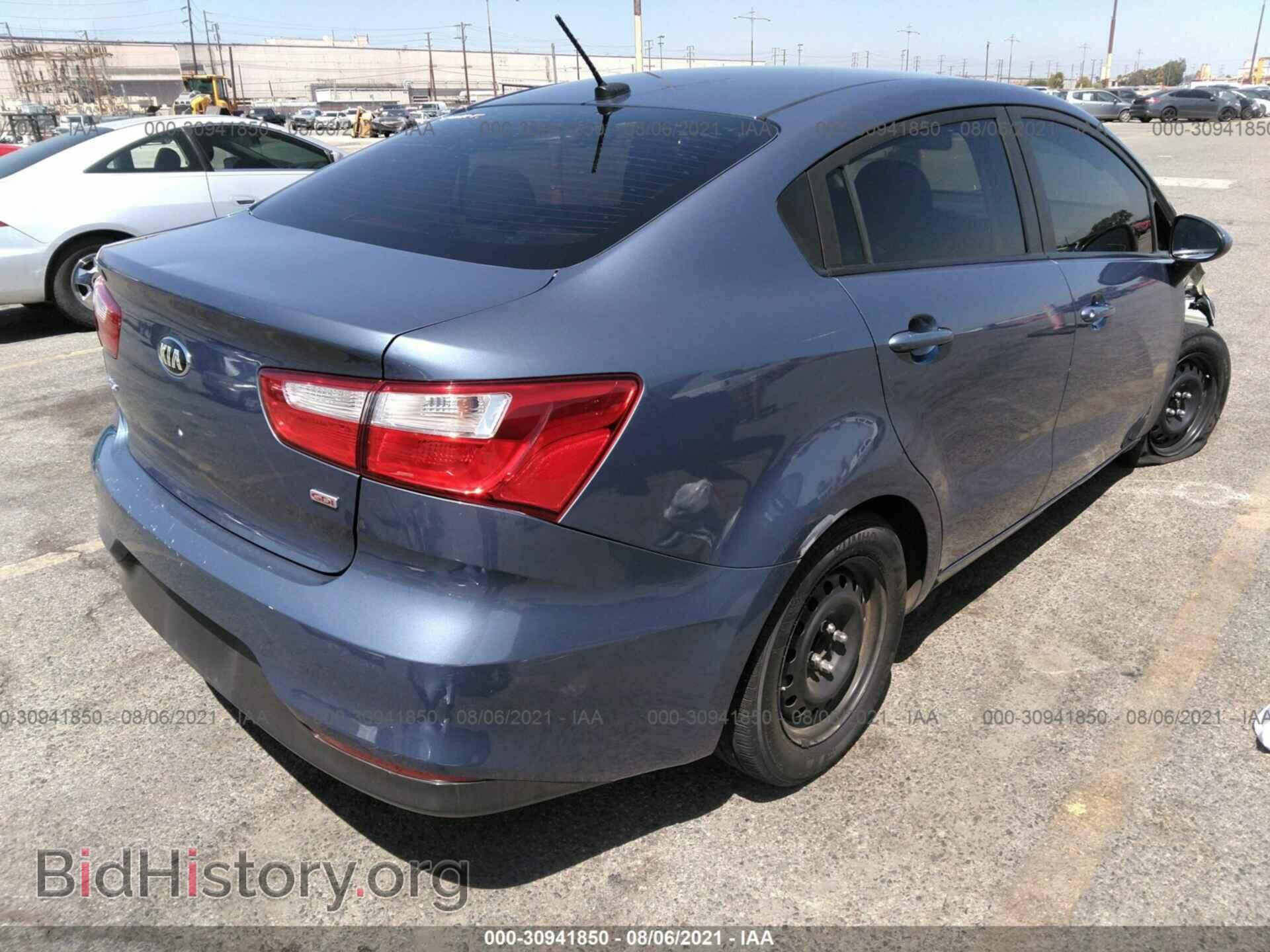 2016 KIA RIO - VIN: KNADM4A31G6675205 - Фото 4
