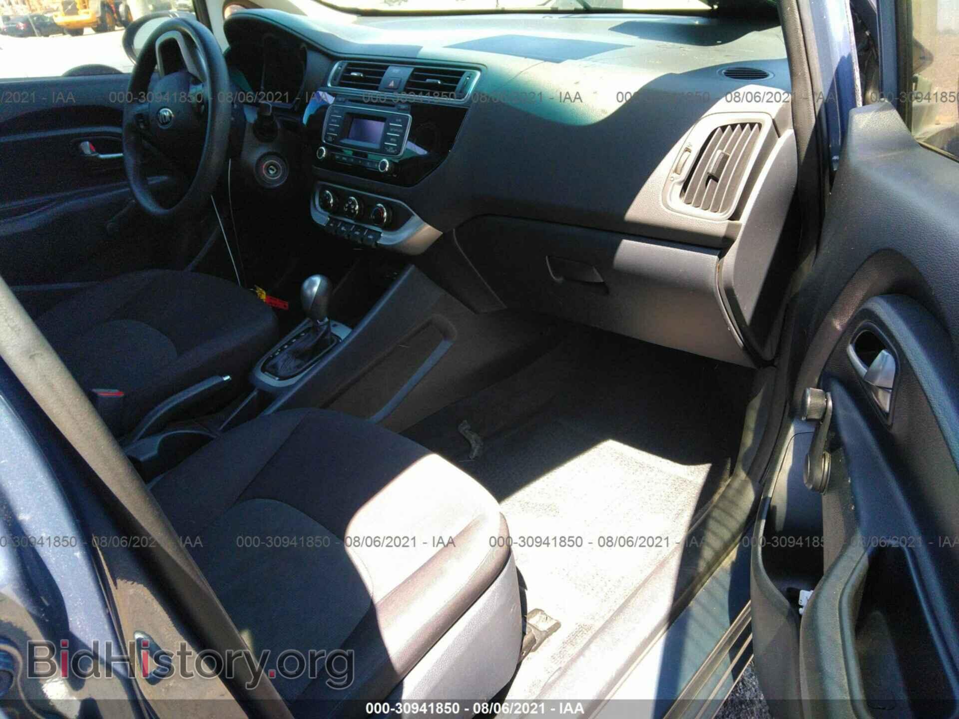 2016 KIA RIO - VIN: KNADM4A31G6675205 - Фото 5