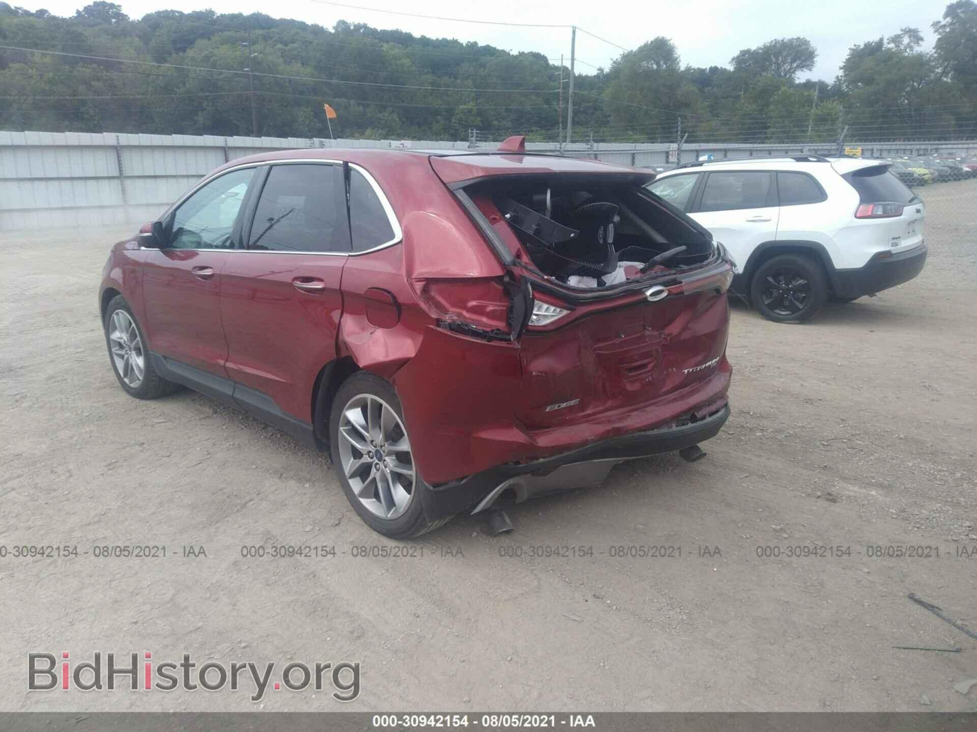 2015 FORD EDGE - VIN: 2FMTK4K81FBB11788 - Фото 3