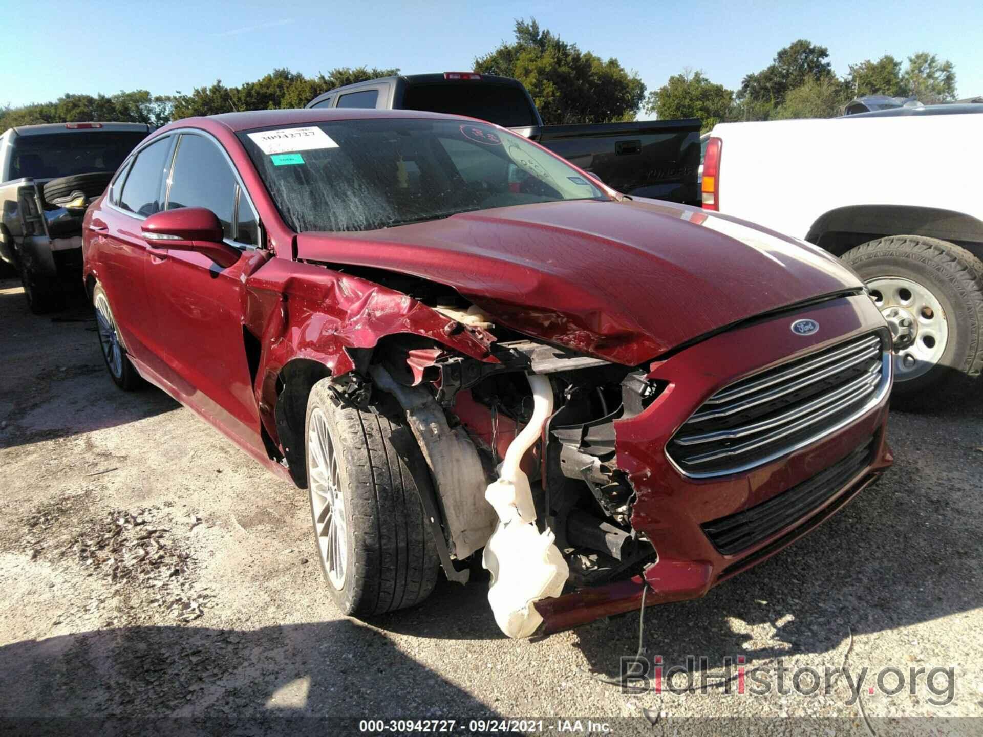 Photo 3FA6P0H93DR316416 - FORD FUSION 2013