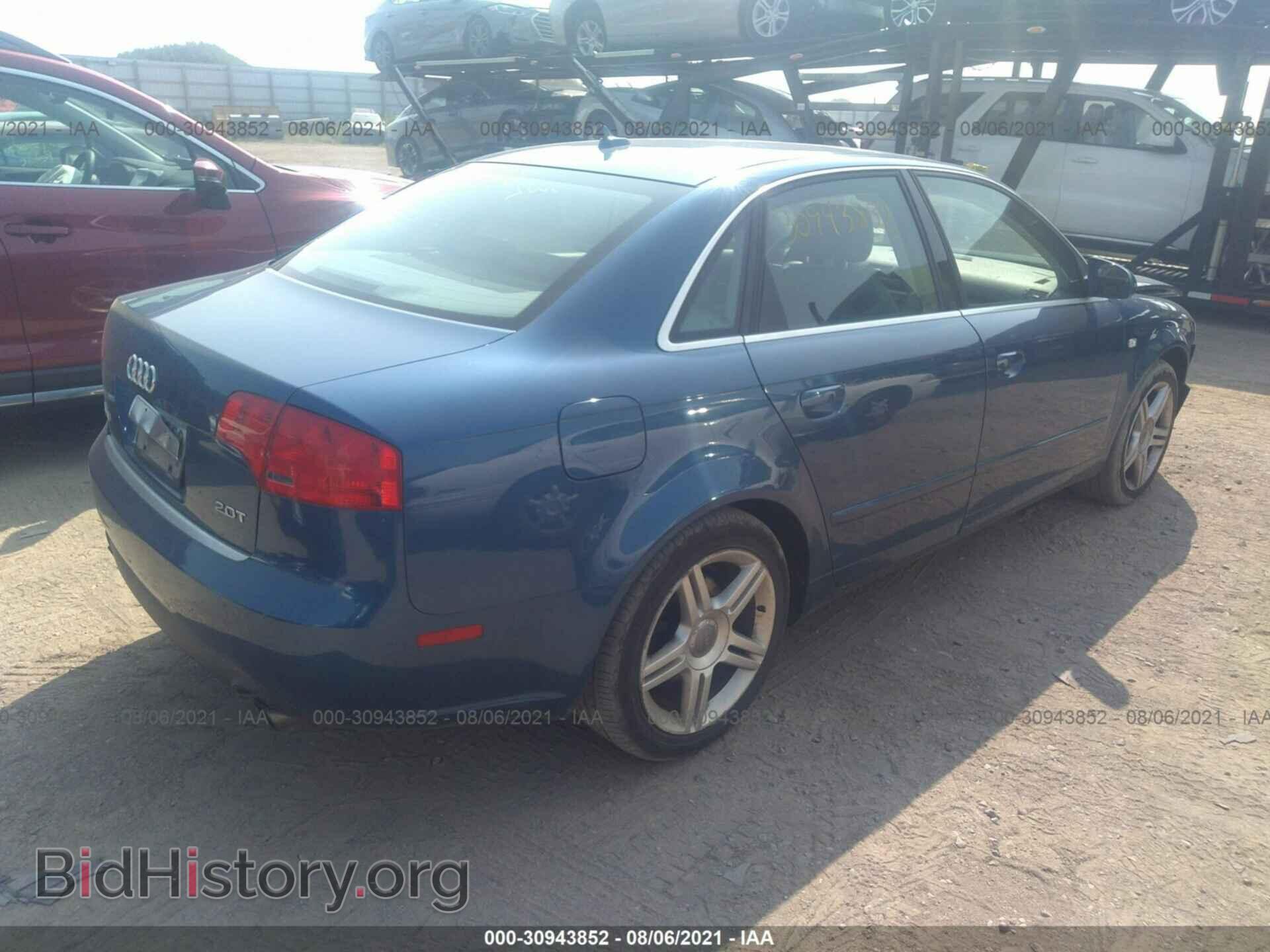 2007 AUDI A4 - VIN: WAUDF78E67A194026 - Фото 4