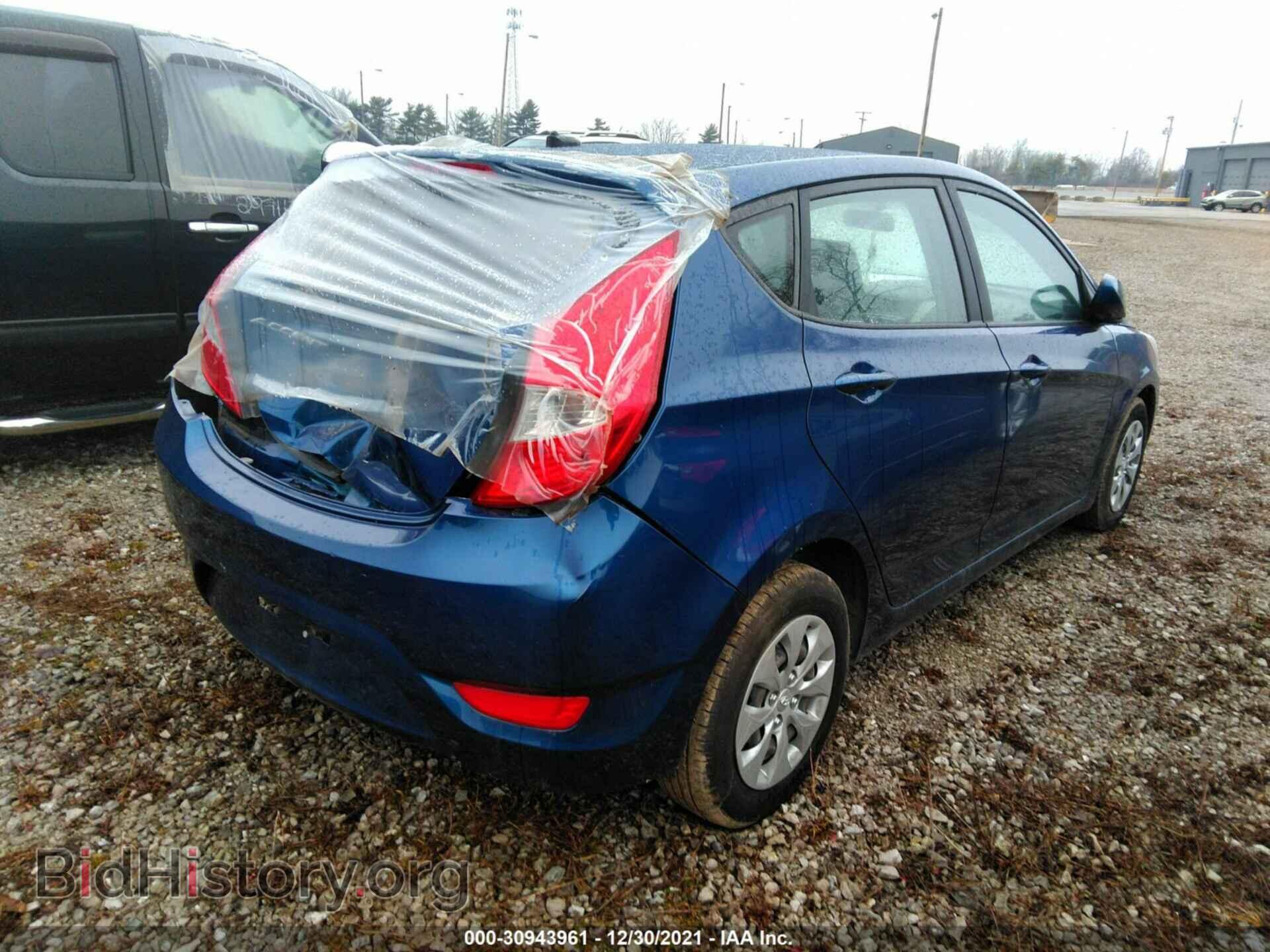 2017 HYUNDAI ACCENT - VIN: KMHCT5AE3HU319825 - Фото 4