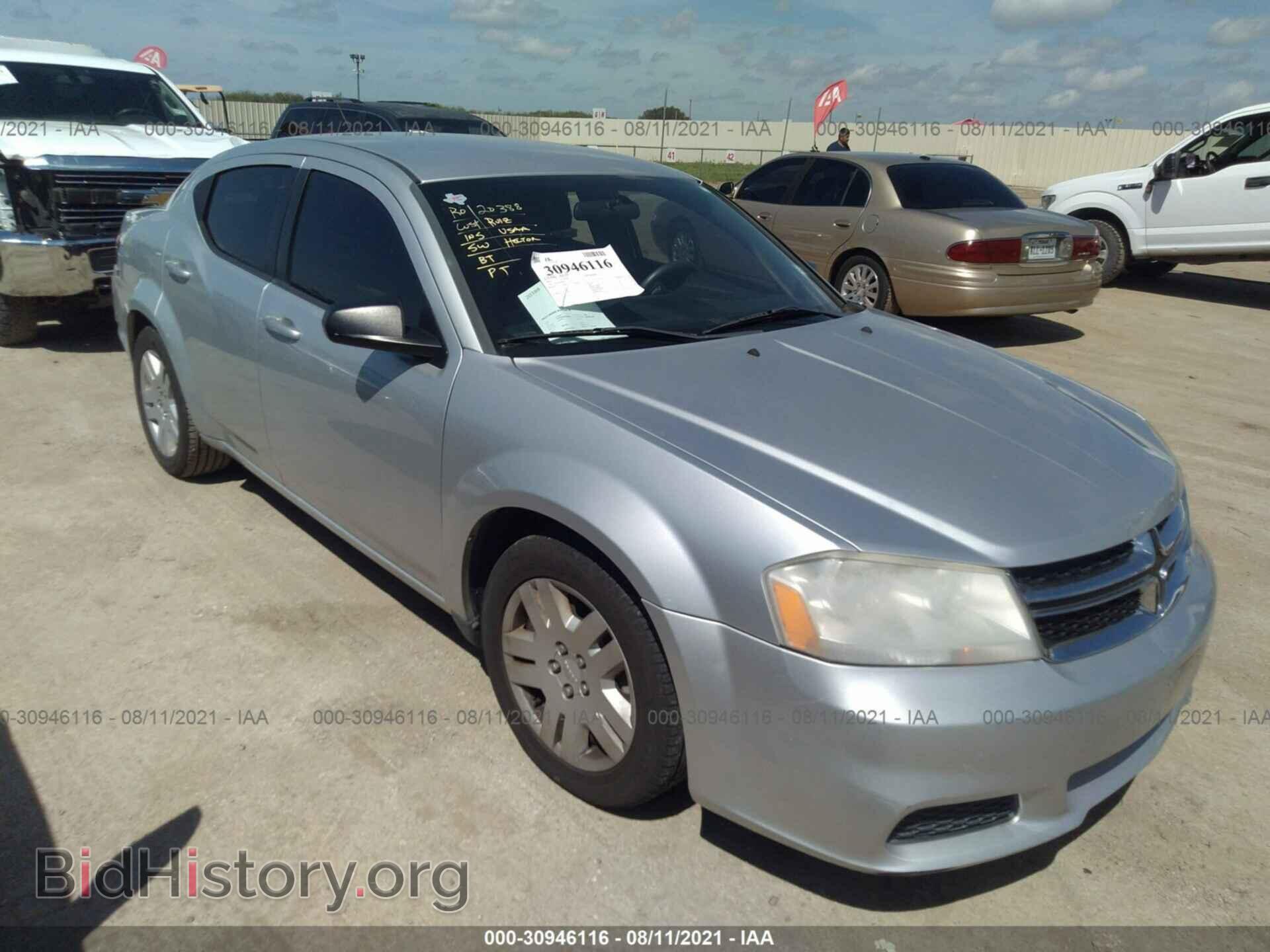 Photo 1C3CDZAB7CN102574 - DODGE AVENGER 2012