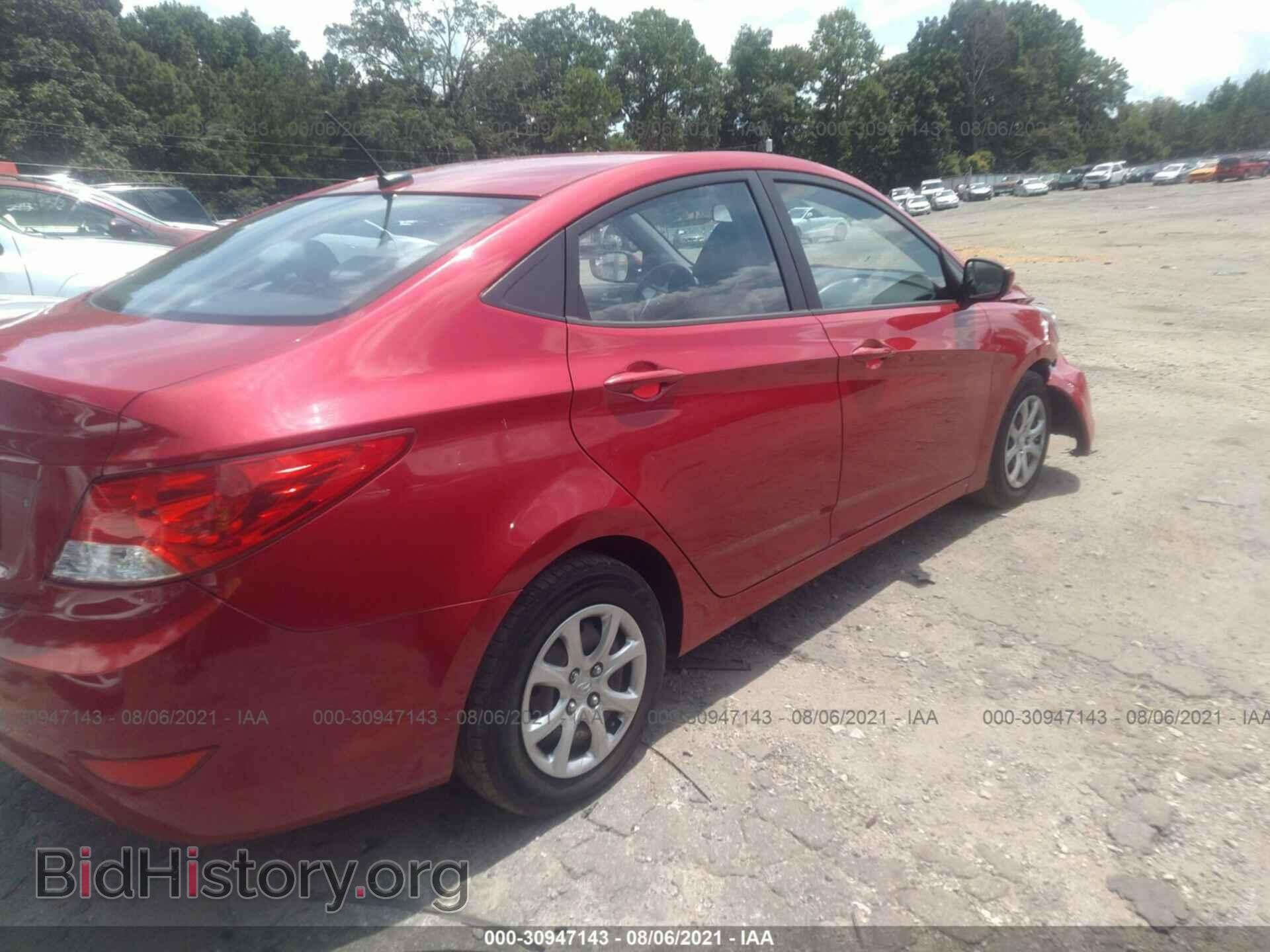 2014 HYUNDAI ACCENT - VIN: KMHCT4AE2EU777670 - Фото 4
