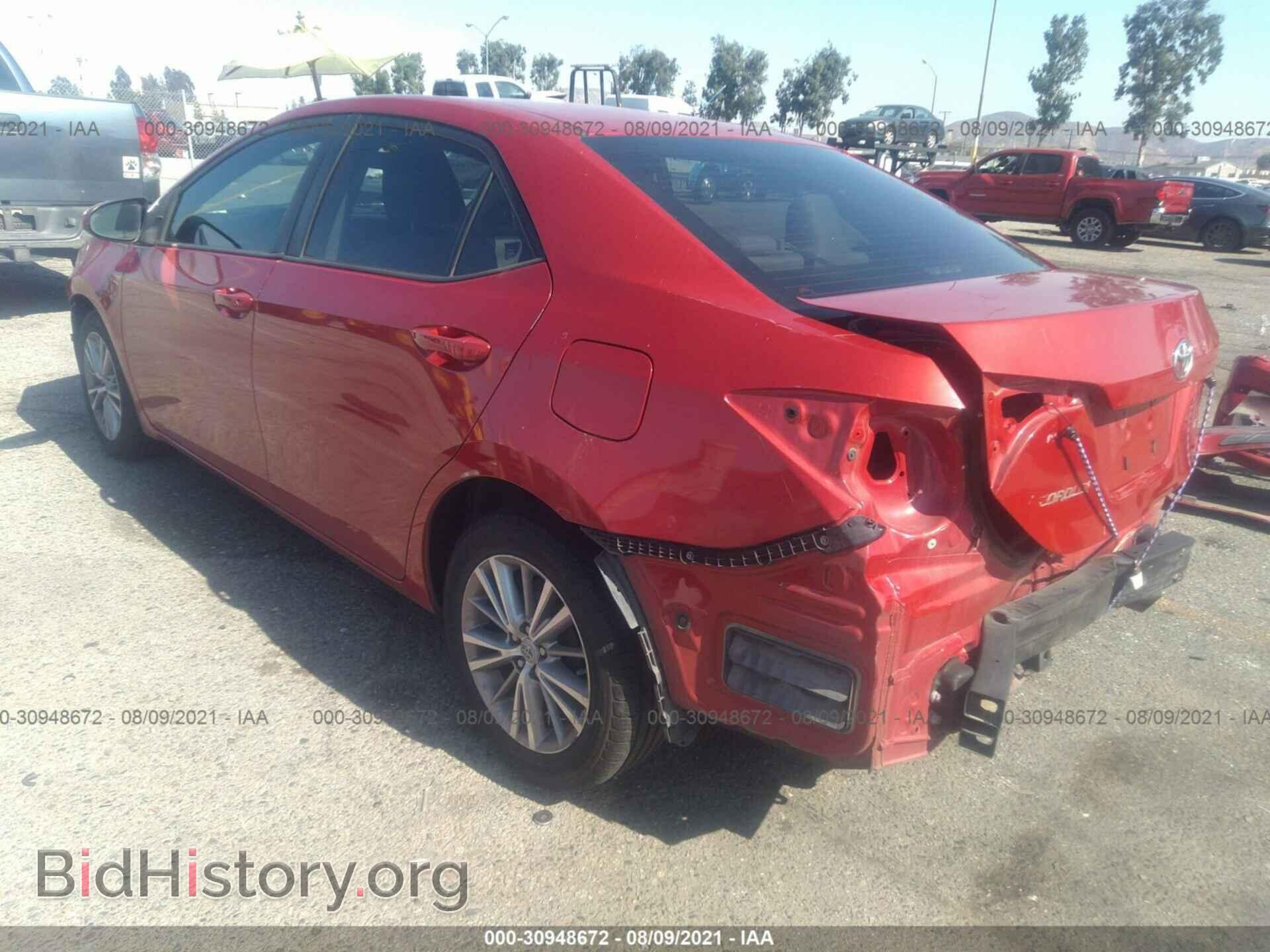 2014 TOYOTA COROLLA - VIN: 5YFBURHE0EP008372 - Фото 3