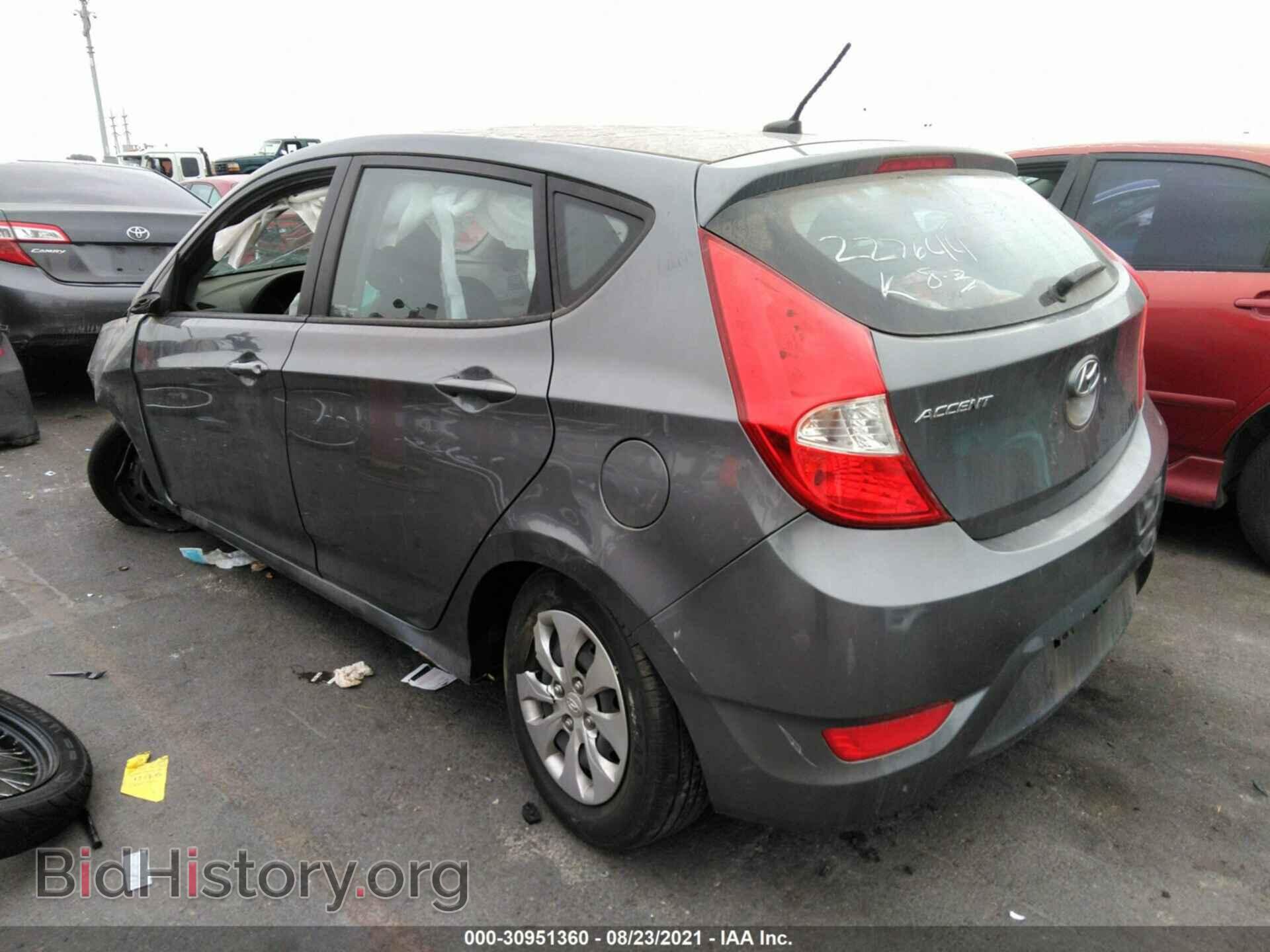 2015 HYUNDAI ACCENT - VIN: KMHCT5AE3FU227644 - Фото 3