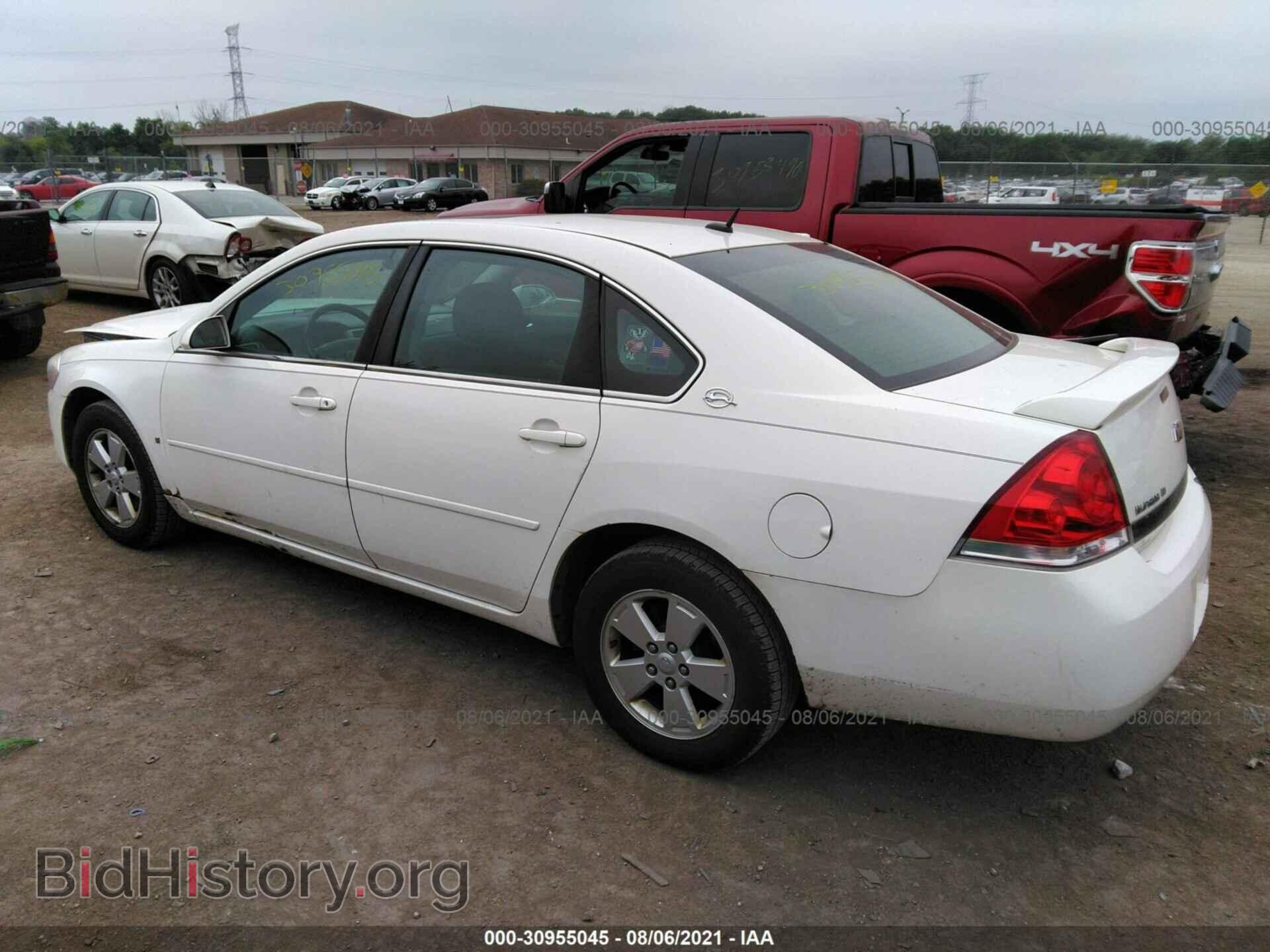 2007 CHEVROLET IMPALA - VIN: 2G1WT58K779391614 - Фото 3