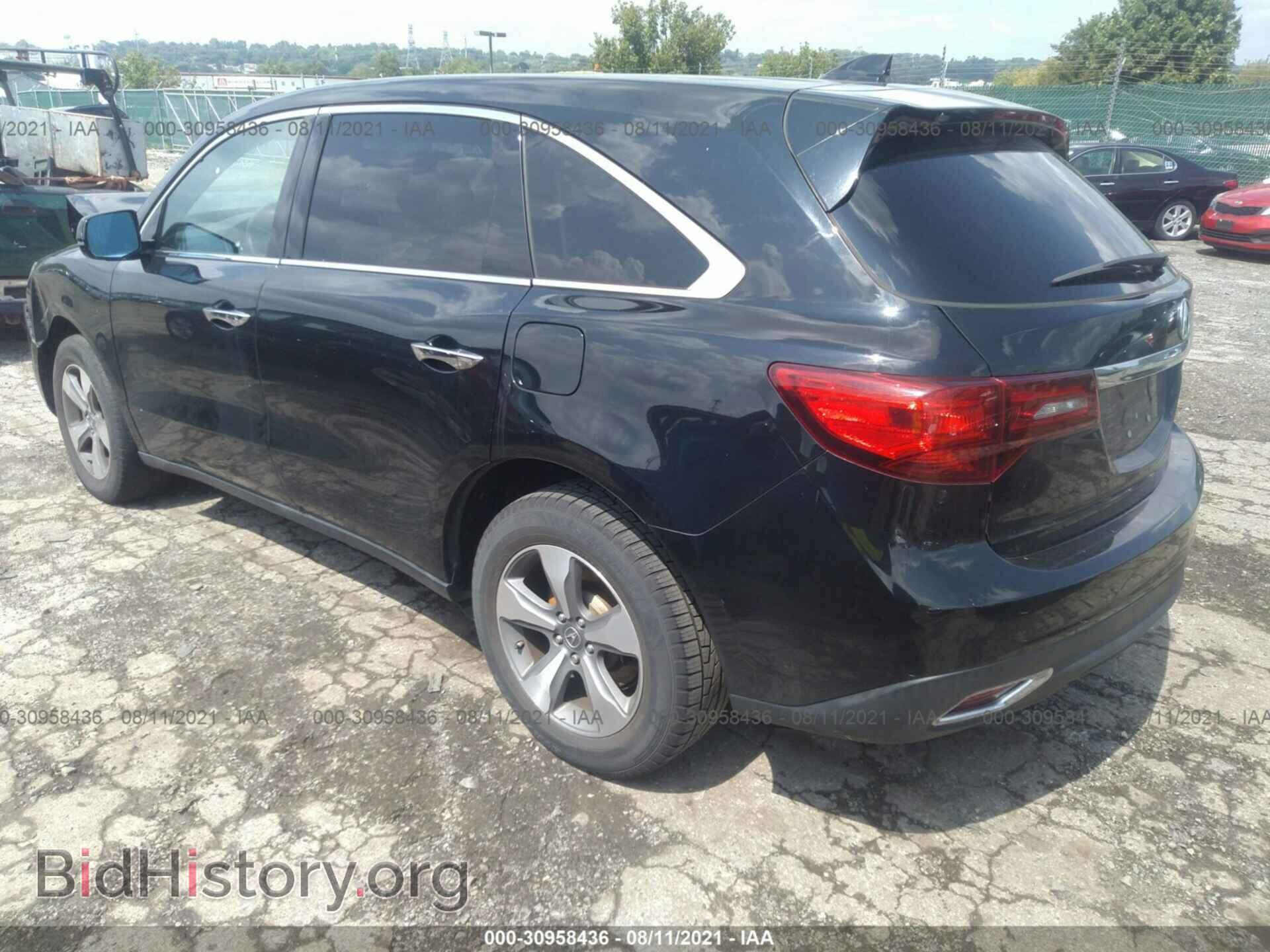 2014 ACURA MDX - VIN: 5FRYD4H2XEB027427 - Фото 3