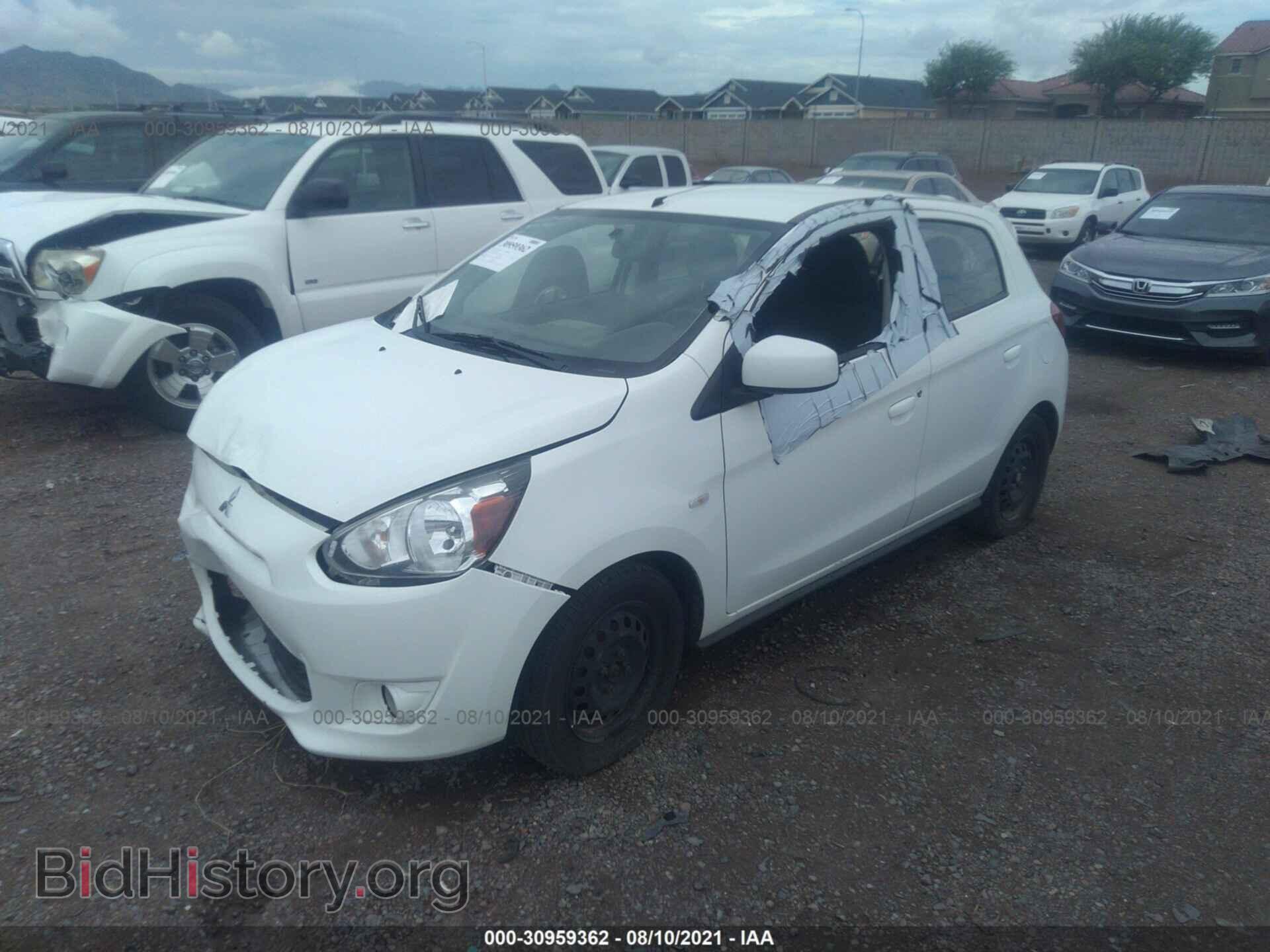 2014 MITSUBISHI MIRAGE - VIN: ML32A3HJ1EH024002 - Фото 2