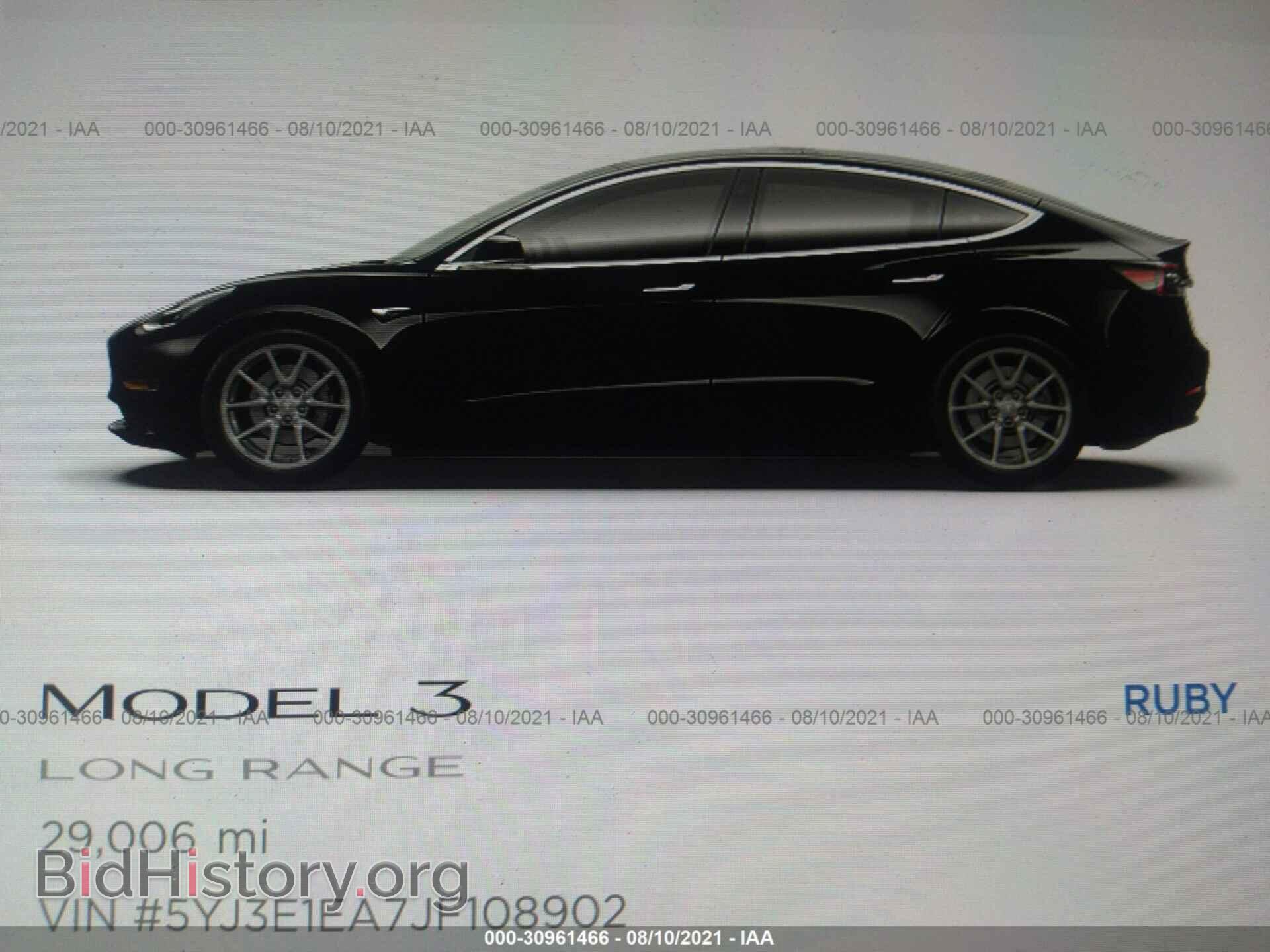 2018 TESLA MODEL 3 - VIN: 5YJ3E1EA7JF108902 - Фото 7