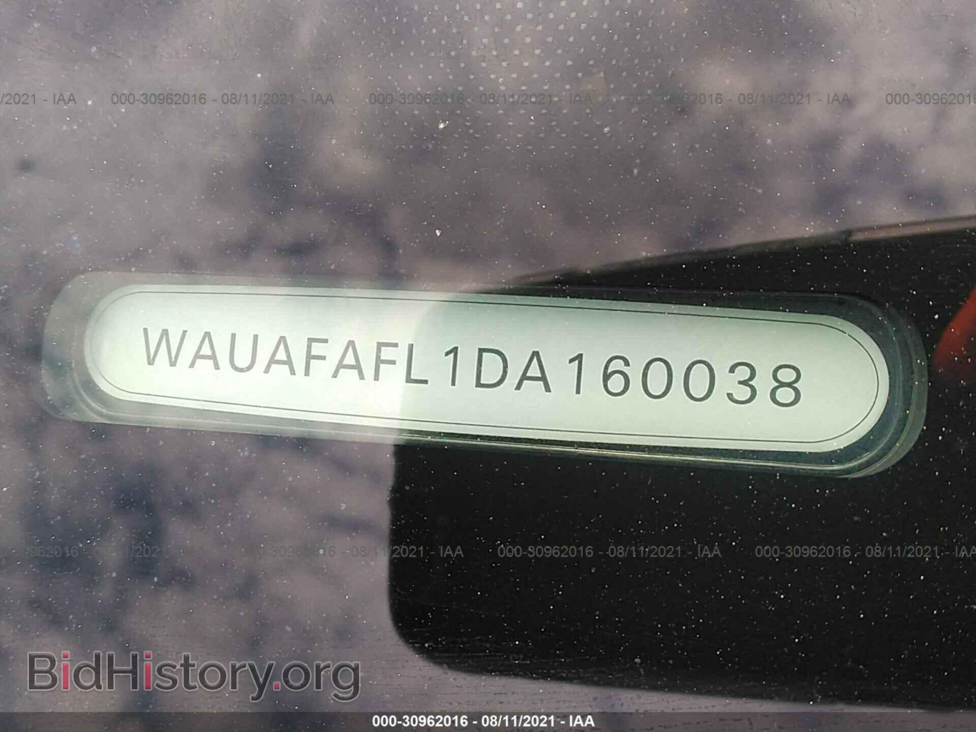 2013 AUDI A4 - VIN: WAUAFAFL1DA160038 - Фото 9