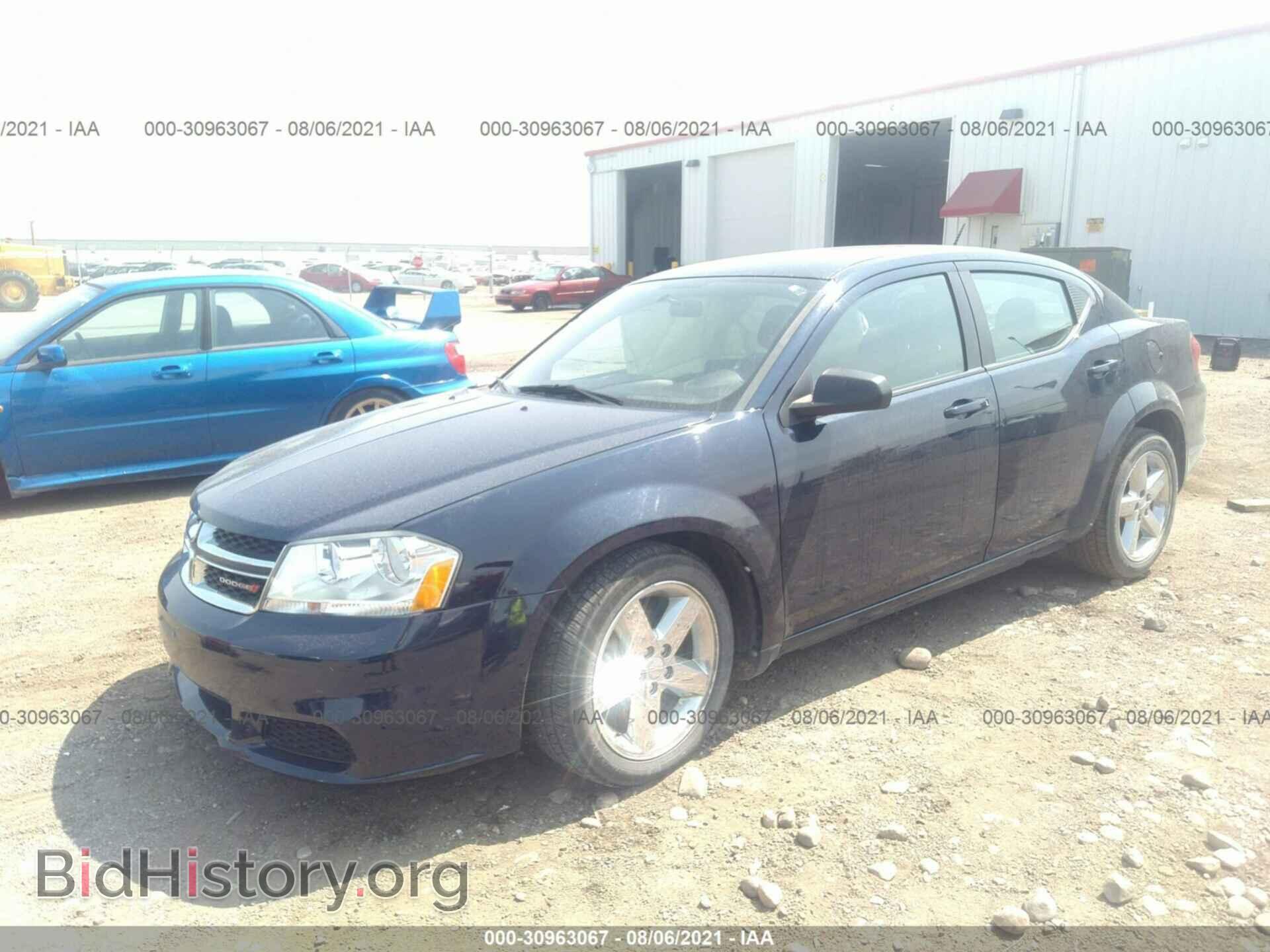 2013 DODGE AVENGER - VIN: 1C3CDZAB4DN730867 - Фото 2