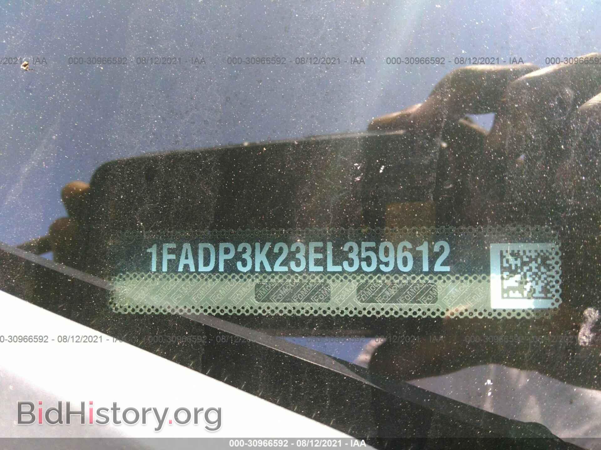 2014 FORD FOCUS - VIN: 1FADP3K23EL359612 - Фото 9